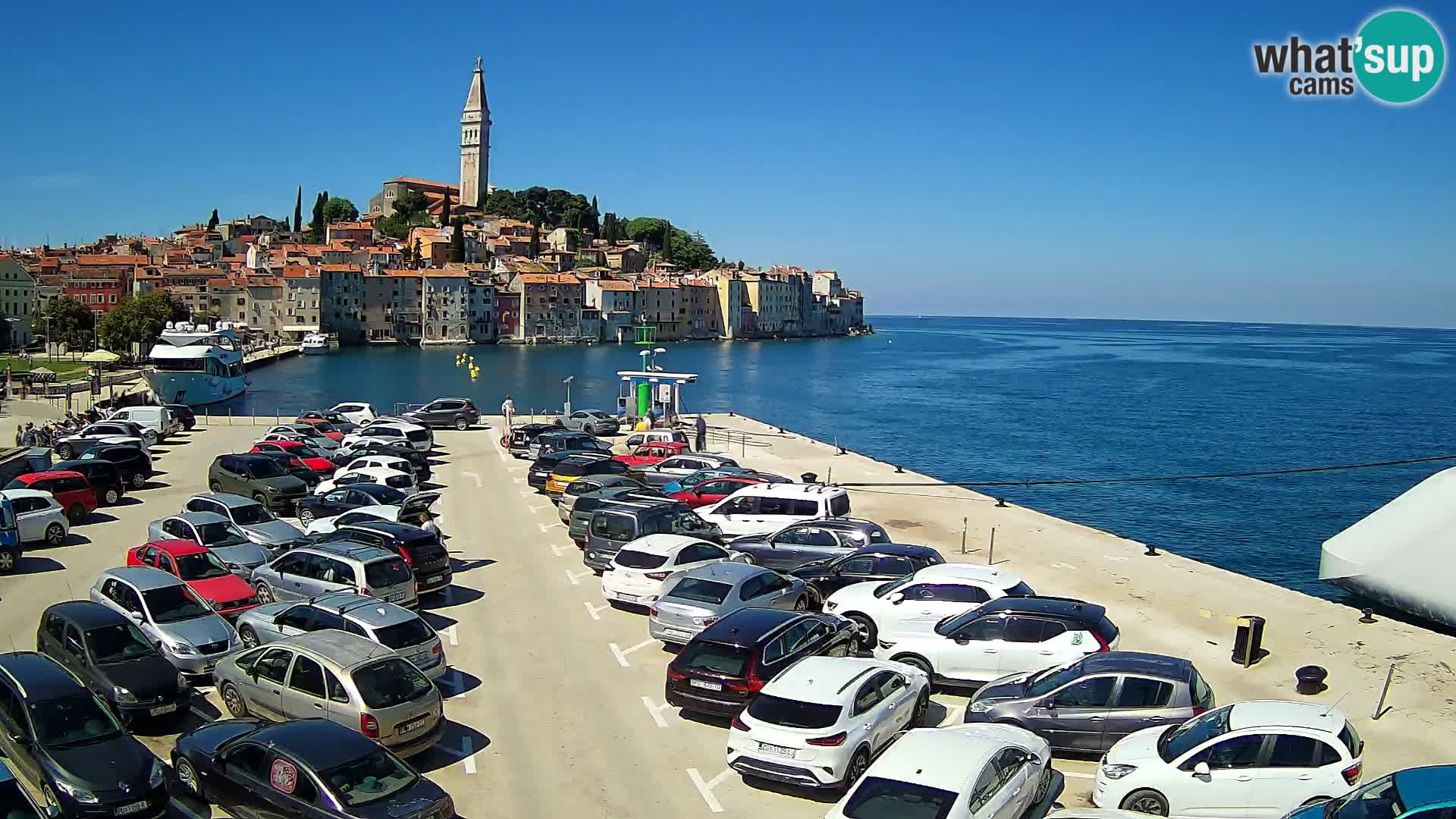 Spletna kamera Rovinj panorama mesta