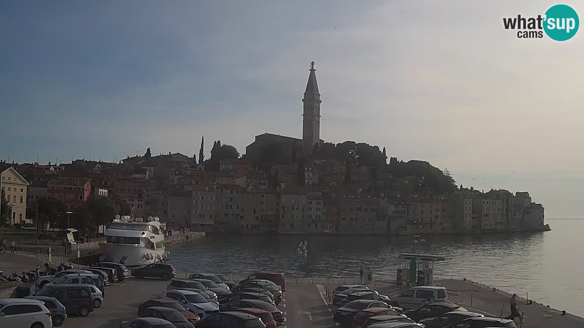 Webcam live Rovinj – panorama de la ville