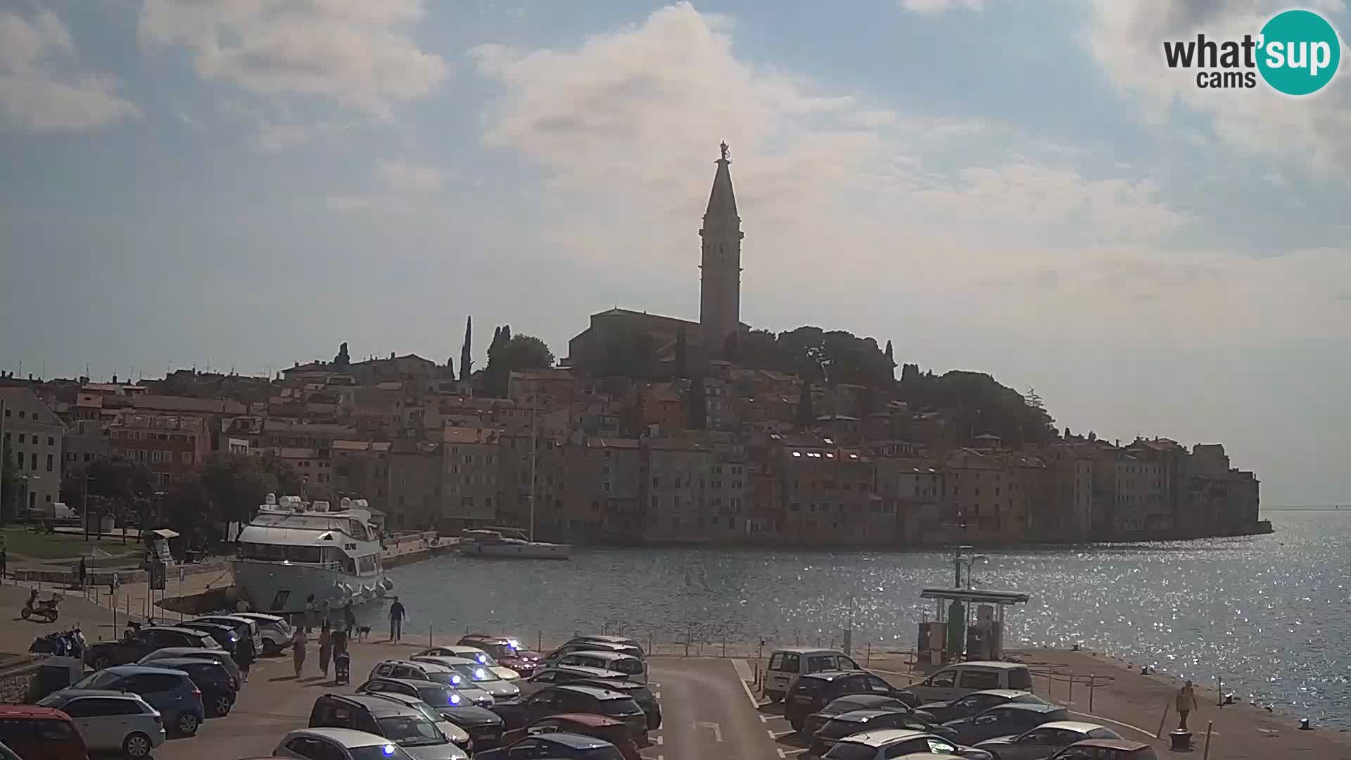 Spletna kamera Rovinj panorama mesta
