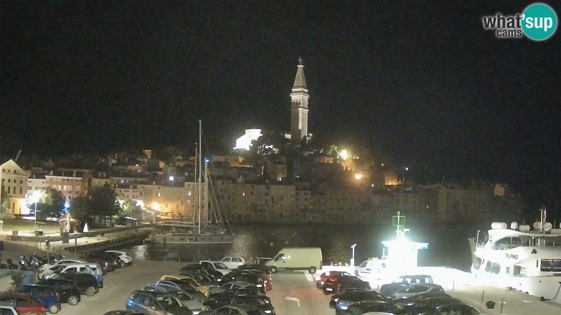 Webcam Rovigno / Rovinj – panorama della città