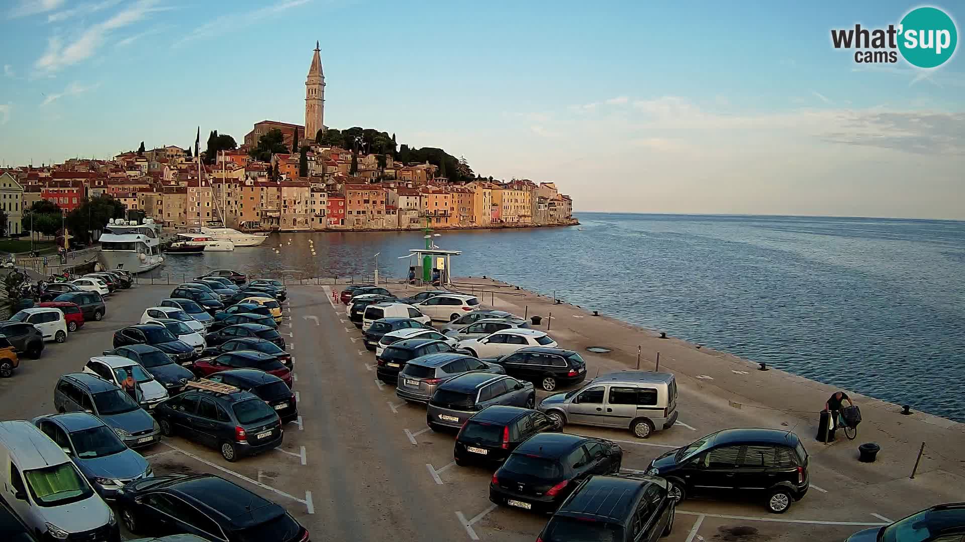 Webcam Rovigno / Rovinj – panorama della città