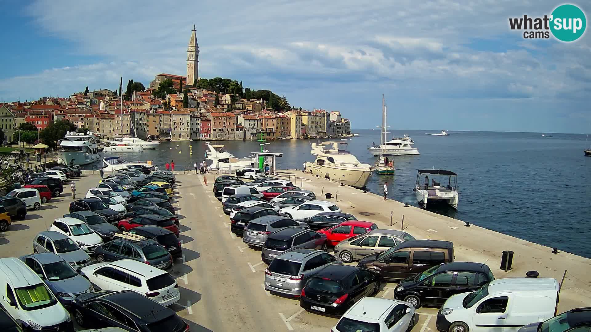 Spletna kamera Rovinj – panorama mesta