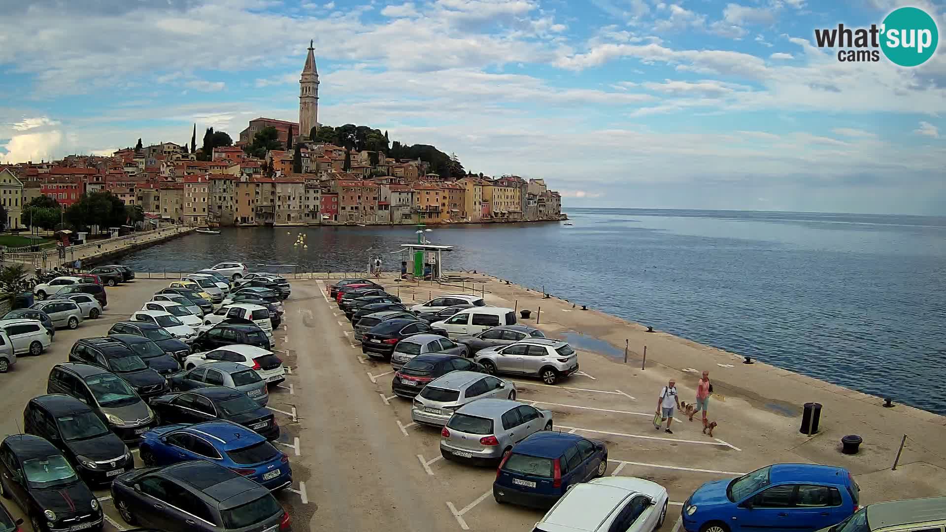 Webcam live Rovinj – panorama de la ville