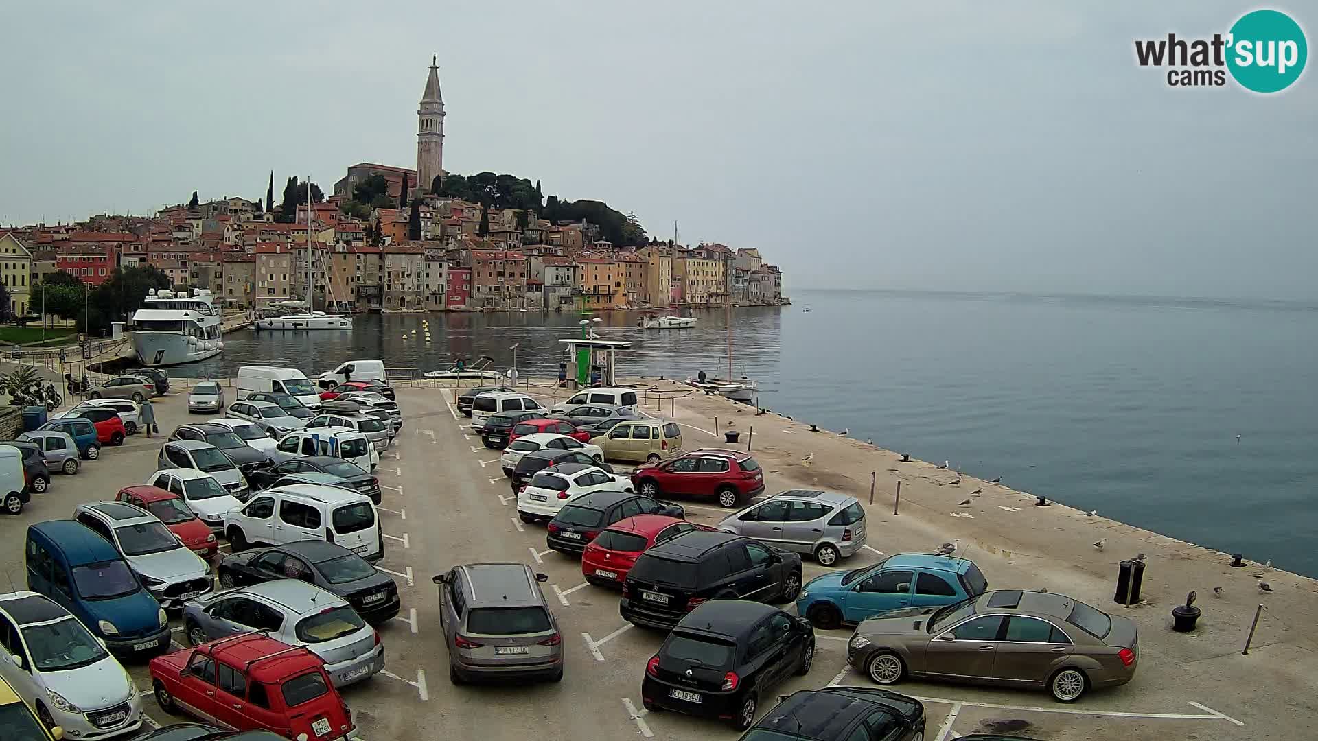 Webcam Rovinj – panorama de la ciudad