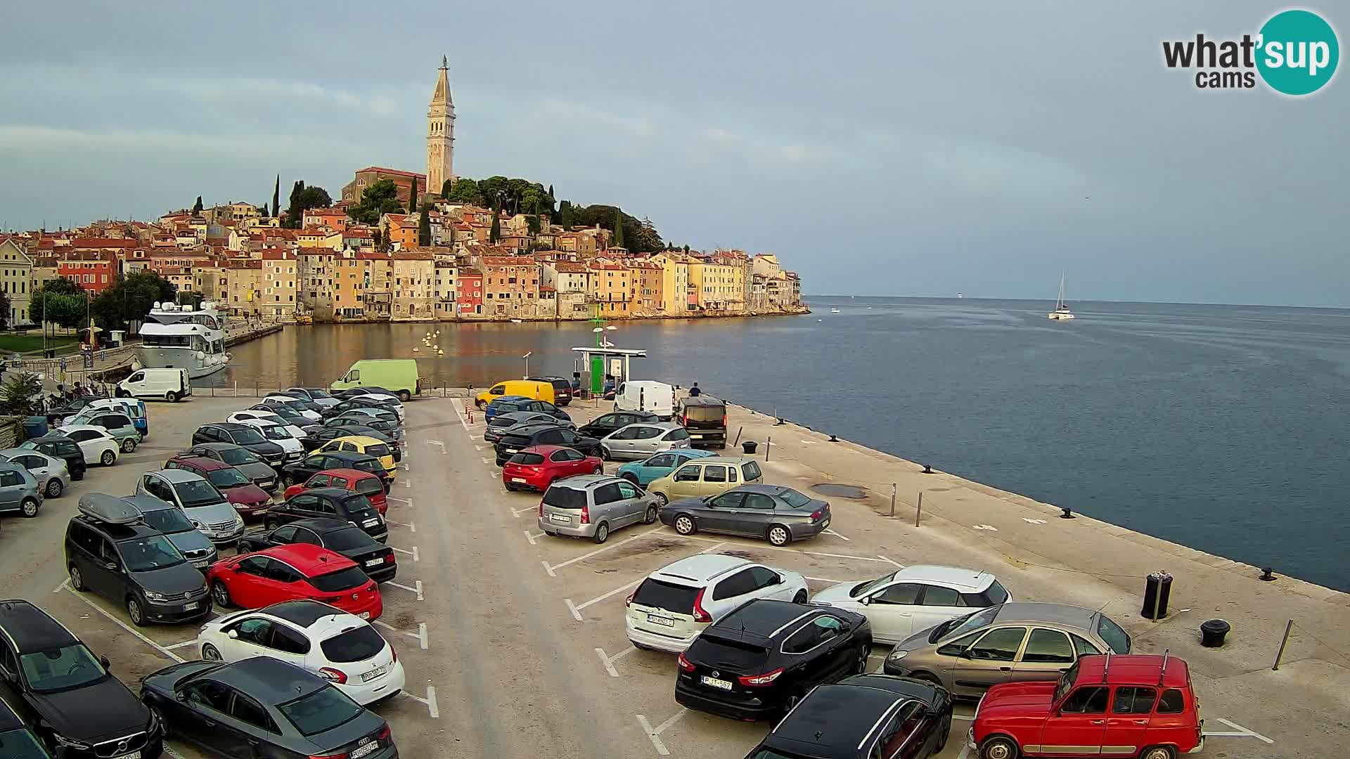 Webcam live Rovinj – panorama de la ville