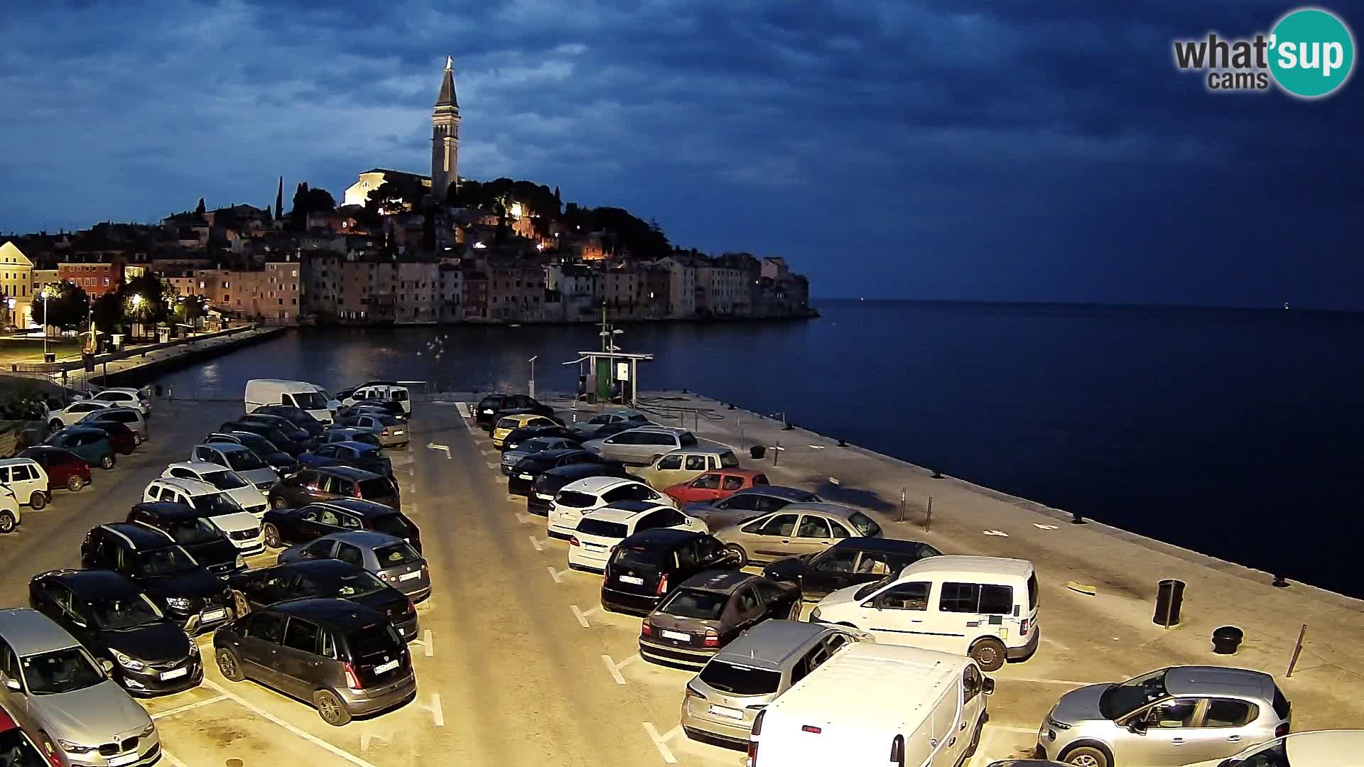 Web kamera Rovinj panorama grada