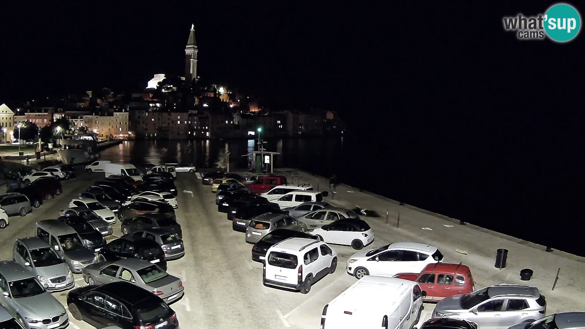 Webcam live Rovinj panorama de la ville | Istrie