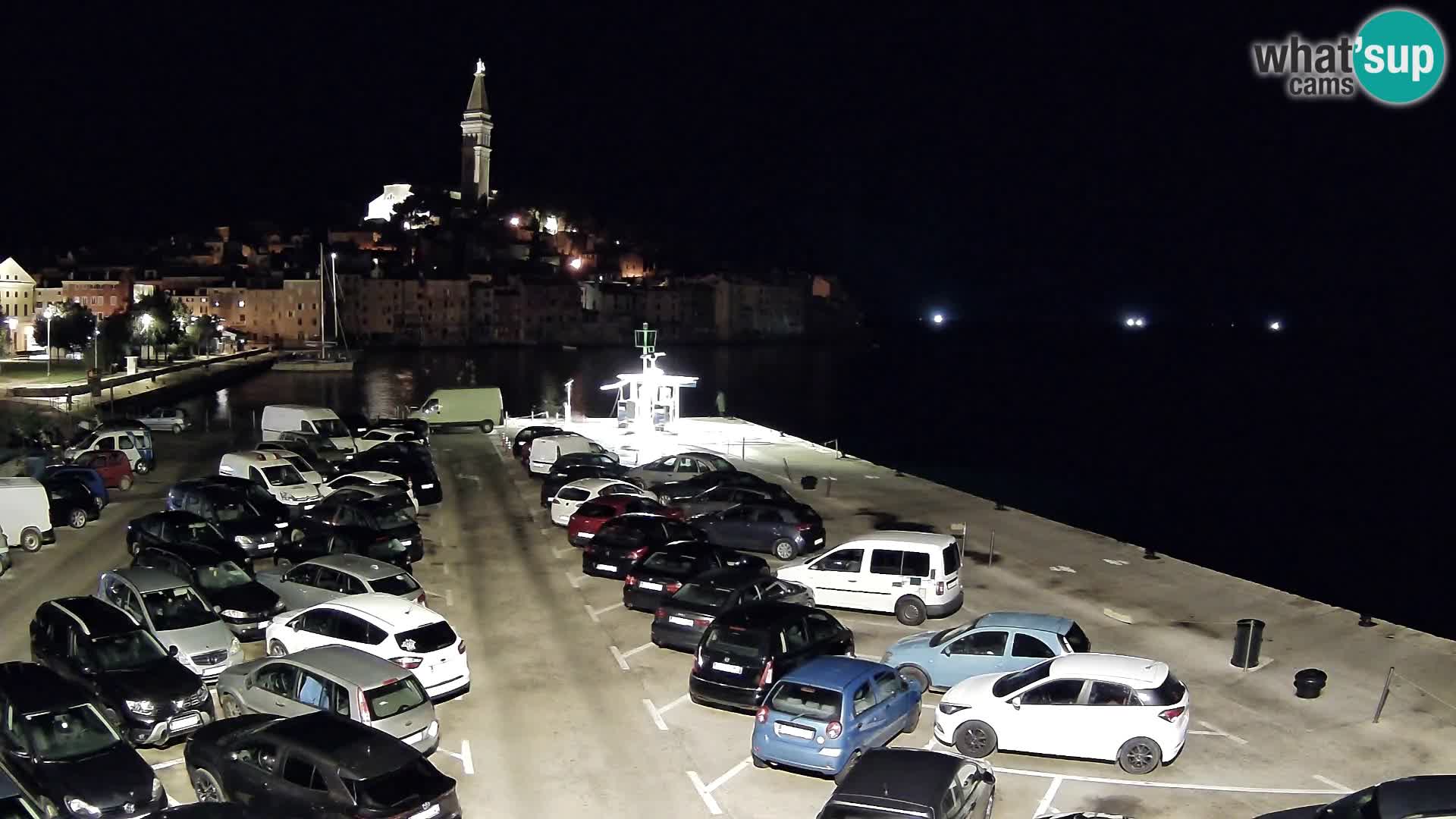 Webcam Rovigno / Rovinj – panorama della città