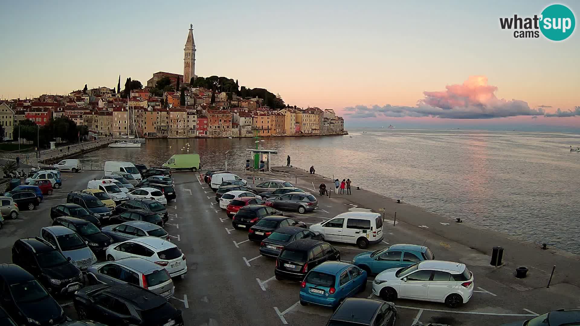 Webcam Rovigno / Rovinj – panorama della città