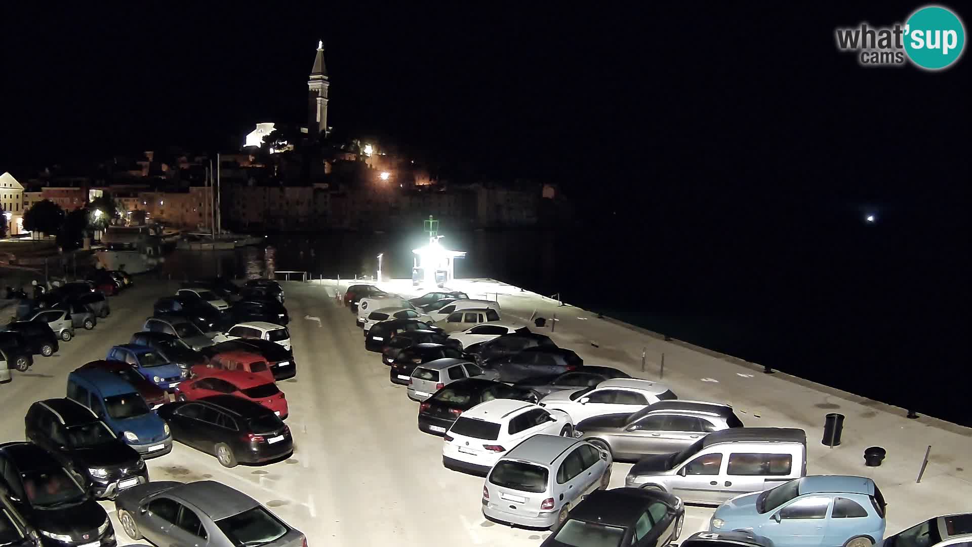 Webcam live Rovinj panorama de la ville | Istrie