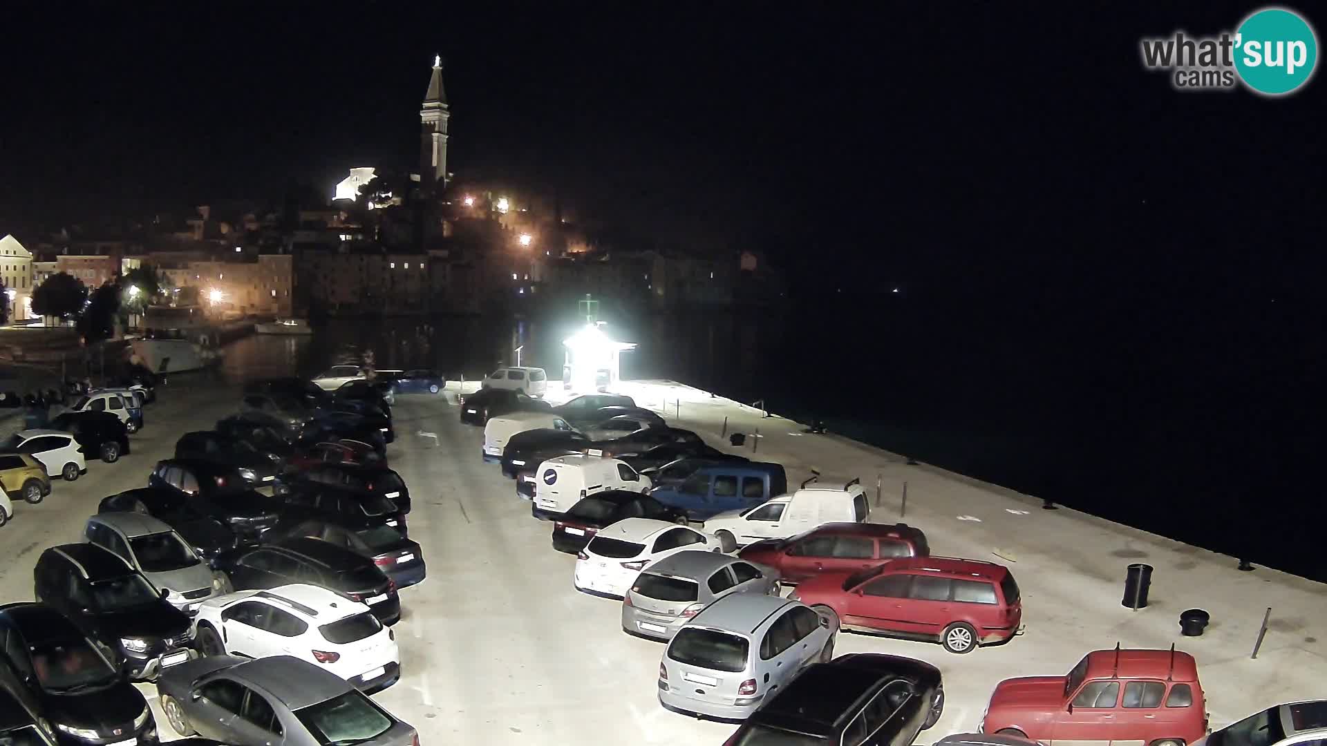 Webcam live Rovinj panorama de la ville | Istrie