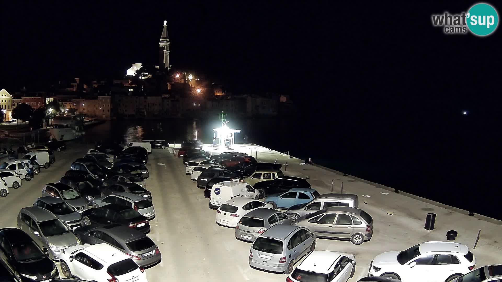 Webcam live Rovinj panorama de la ville | Istrie