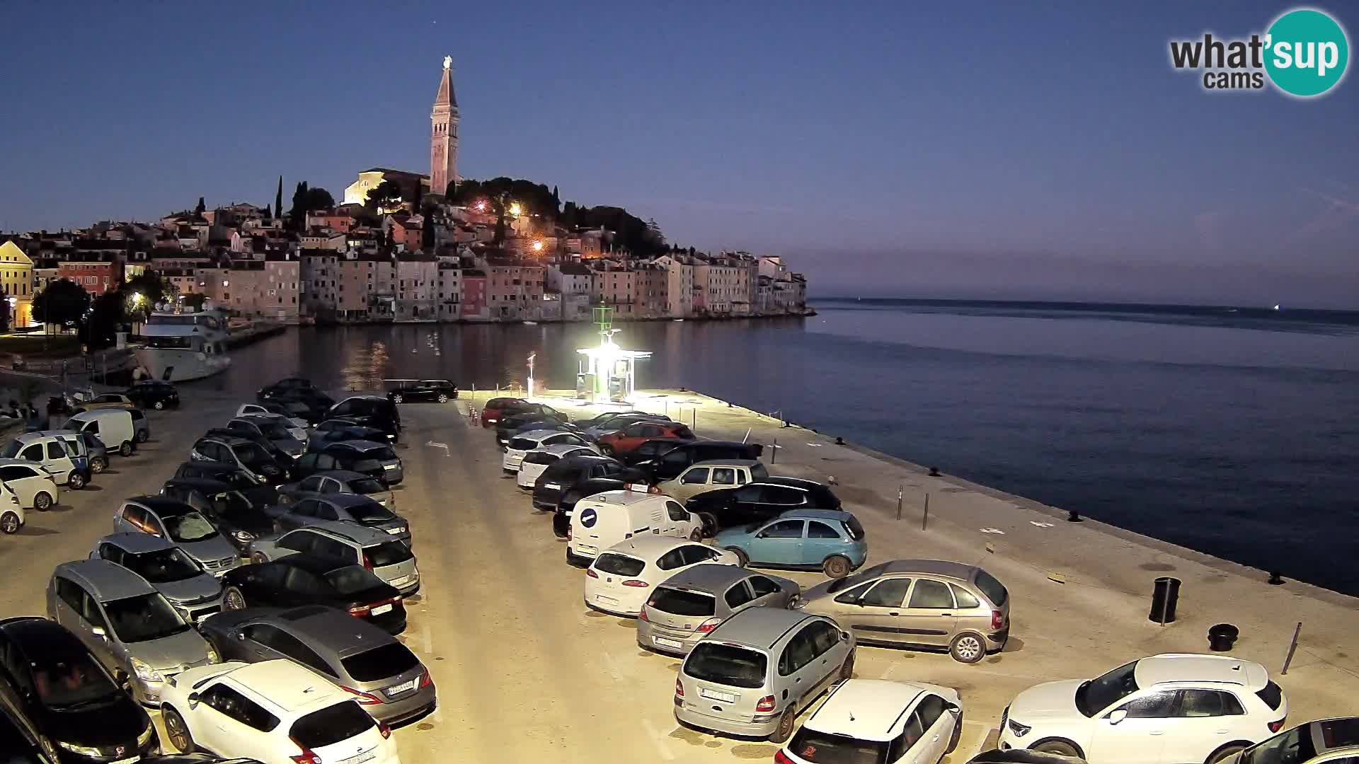 Web kamera Rovinj panorama grada