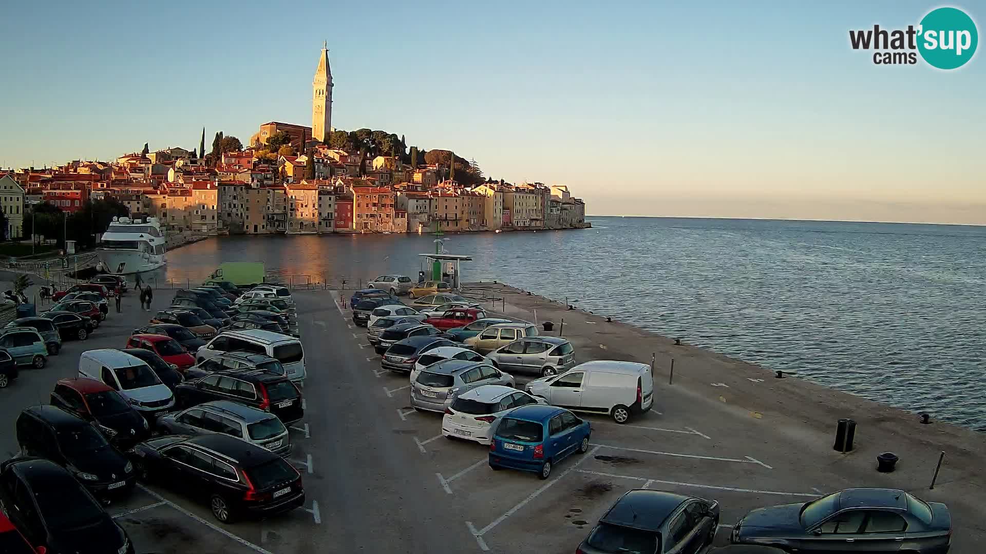 Web kamera Rovinj panorama grada