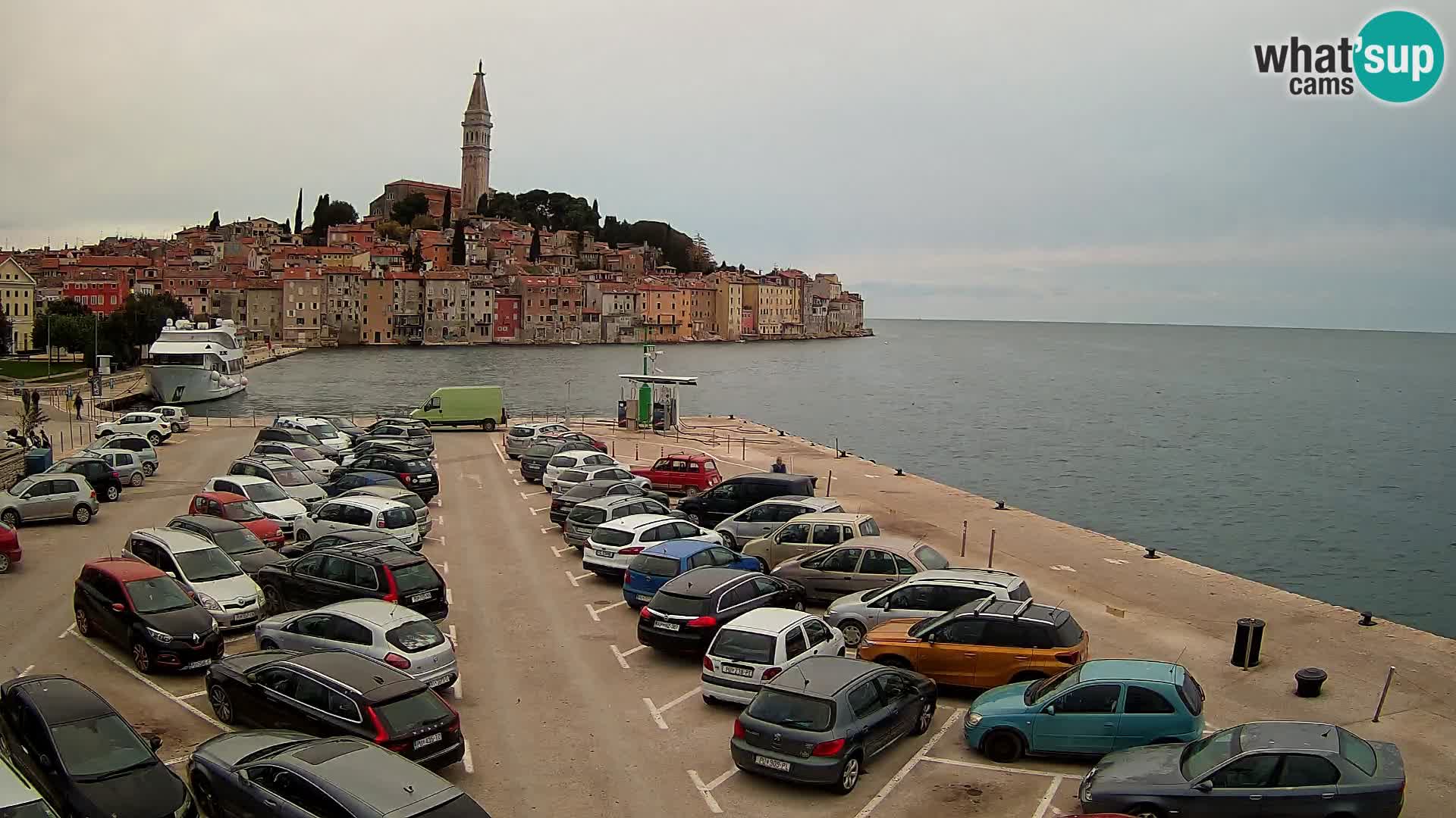 Web kamera Rovinj panorama grada