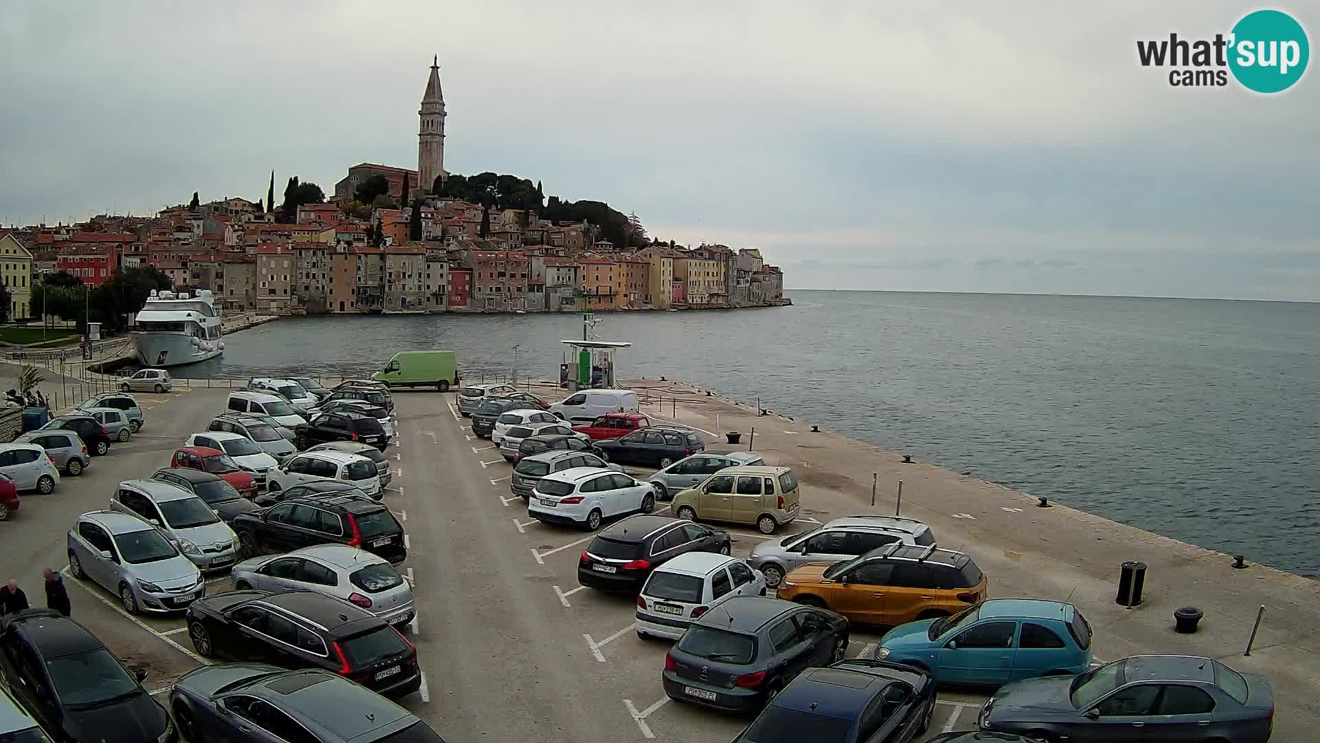 Web kamera Rovinj panorama grada