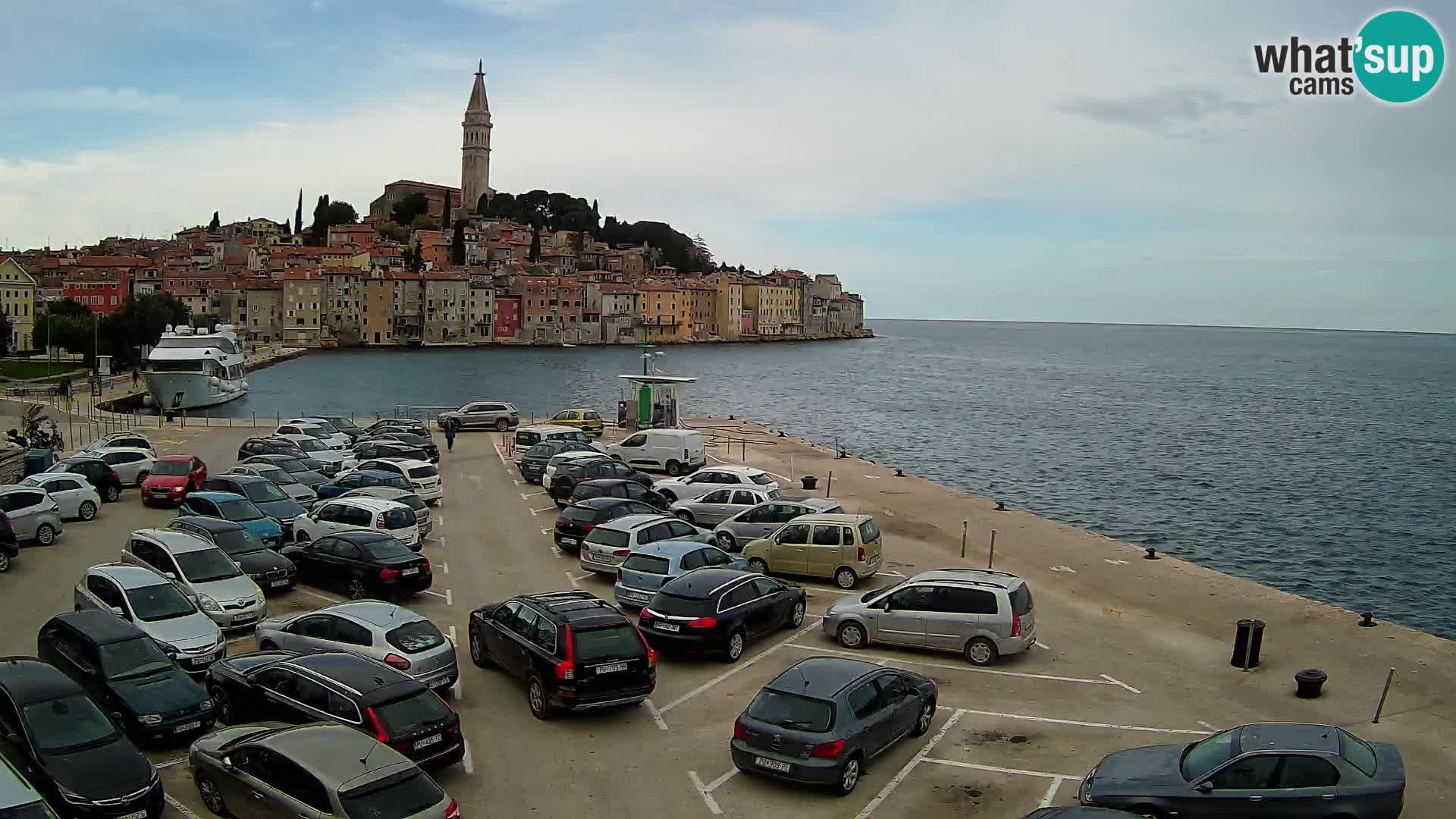 Webcam Rovigno / Rovinj – panorama della città