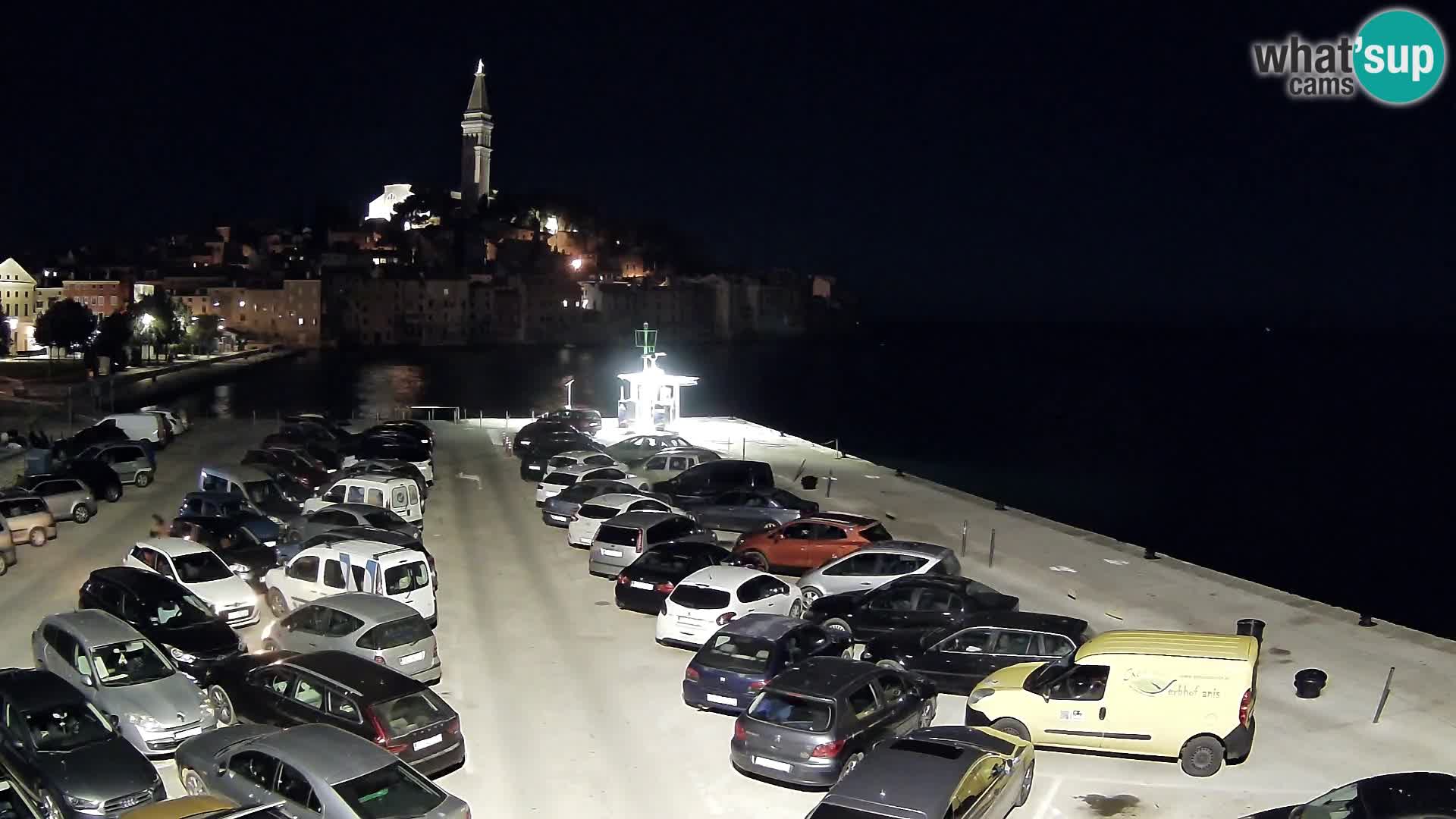 Webcam Rovigno / Rovinj – panorama della città