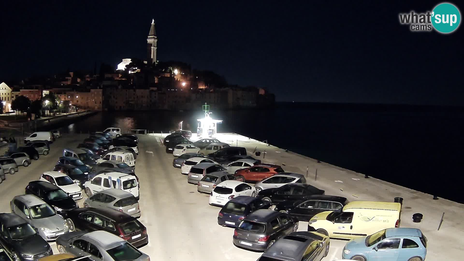 Webcam Rovigno / Rovinj – panorama della città