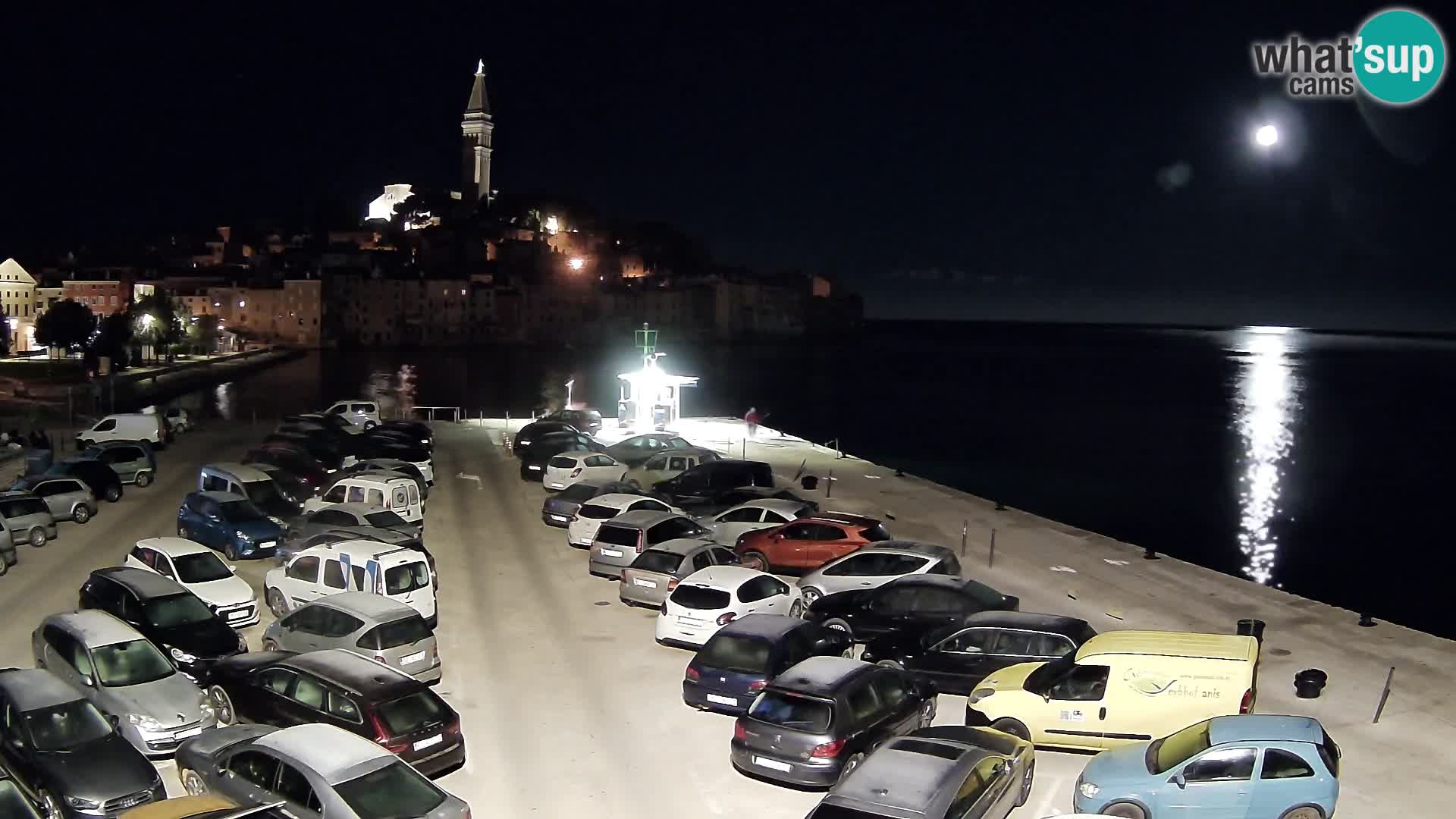 Webcam Rovigno / Rovinj – panorama della città