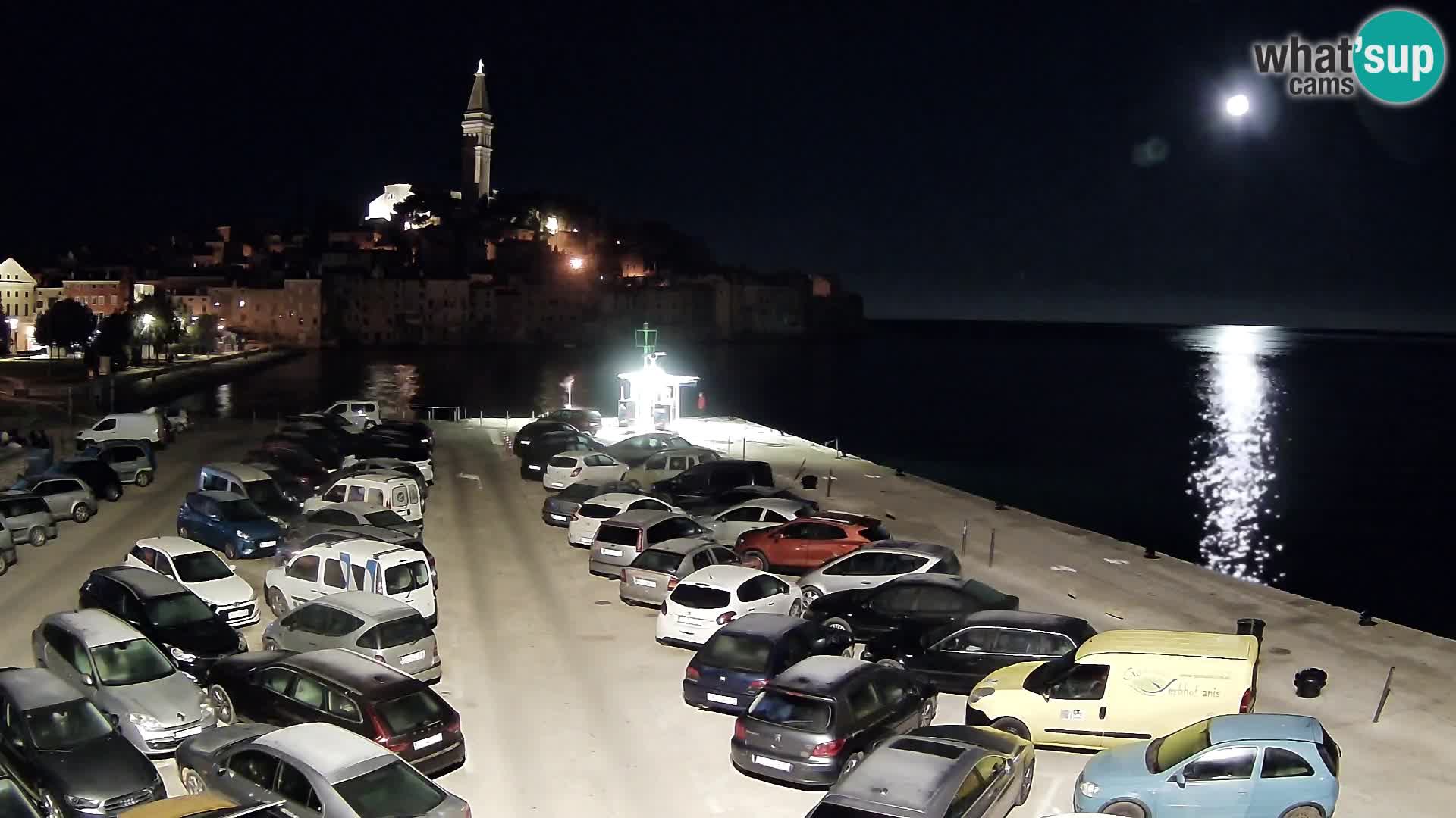 Webcam live Rovinj panorama de la ville | Istrie