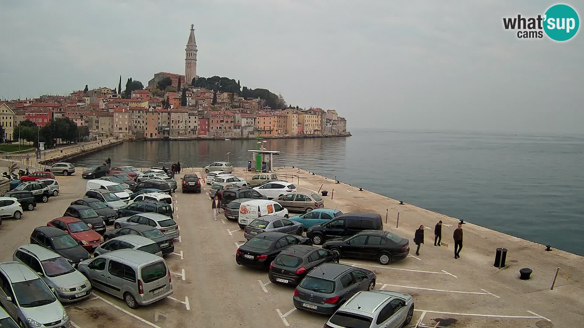 Webcam live Rovinj panorama de la ville | Istrie