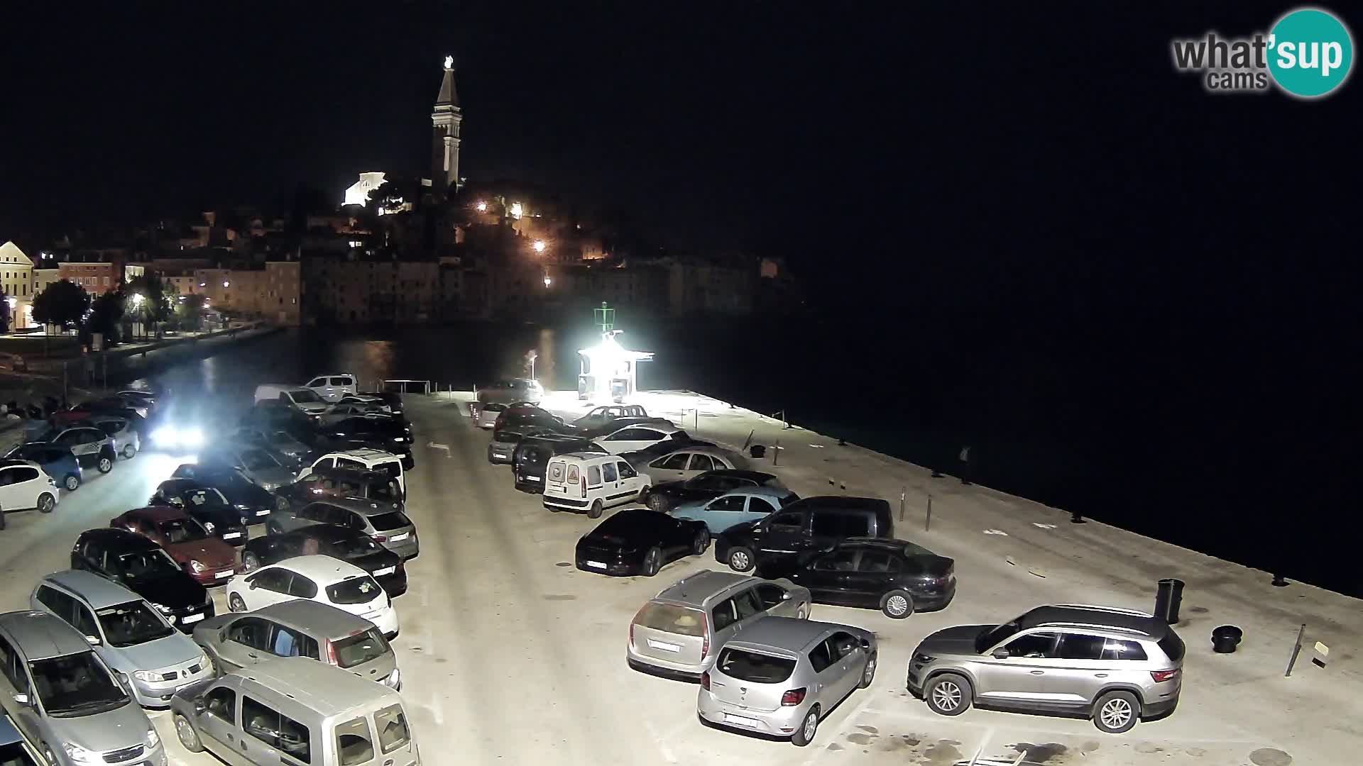 Webcam live Rovinj panorama de la ville | Istrie