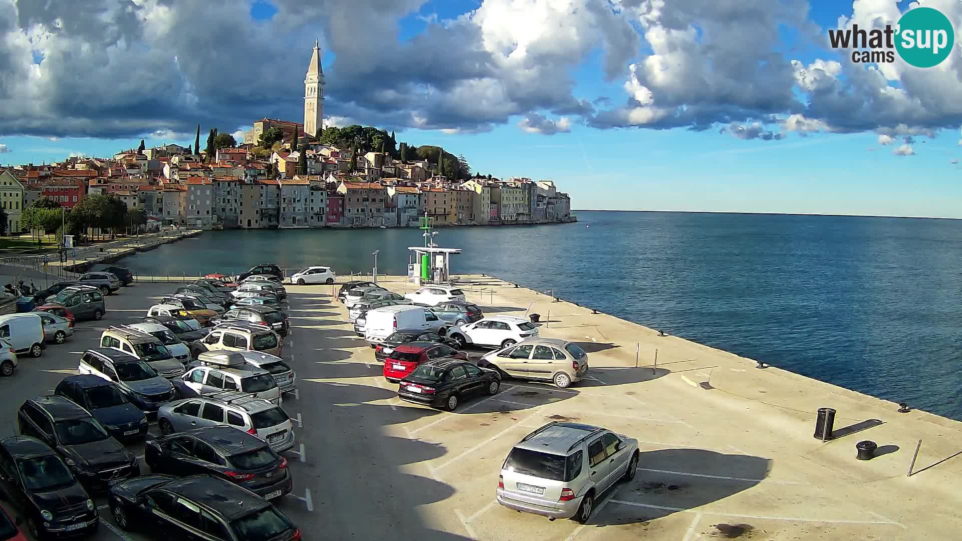 Web kamera Rovinj panorama grada