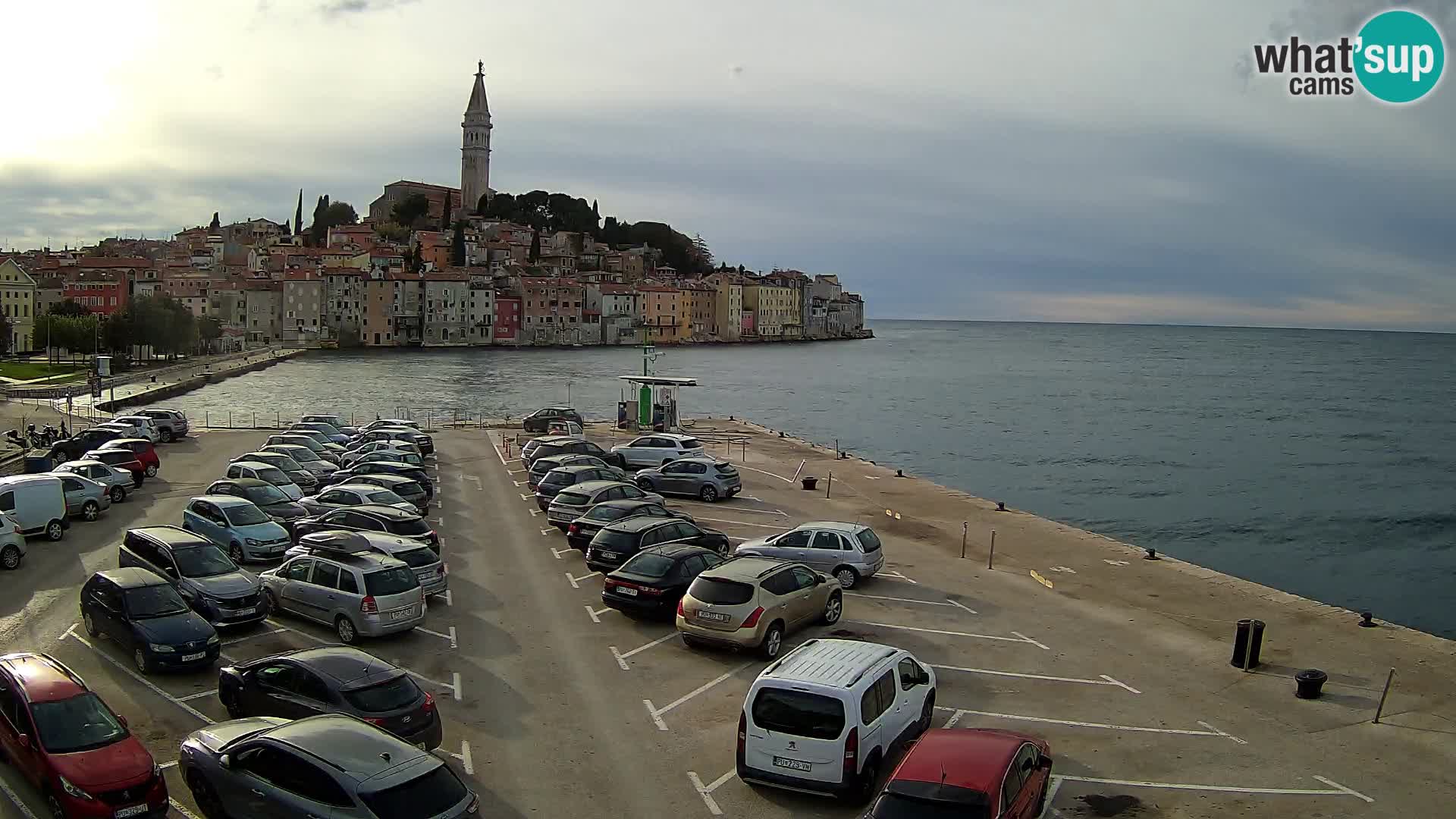 Web kamera Rovinj panorama grada