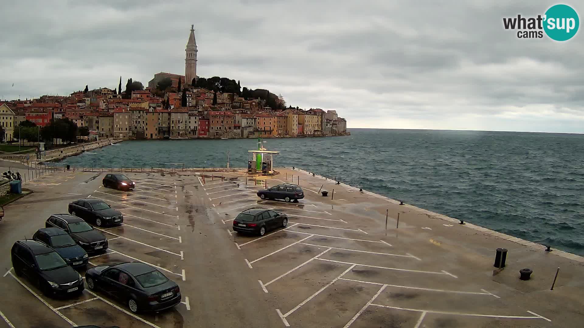 Web kamera Rovinj panorama grada