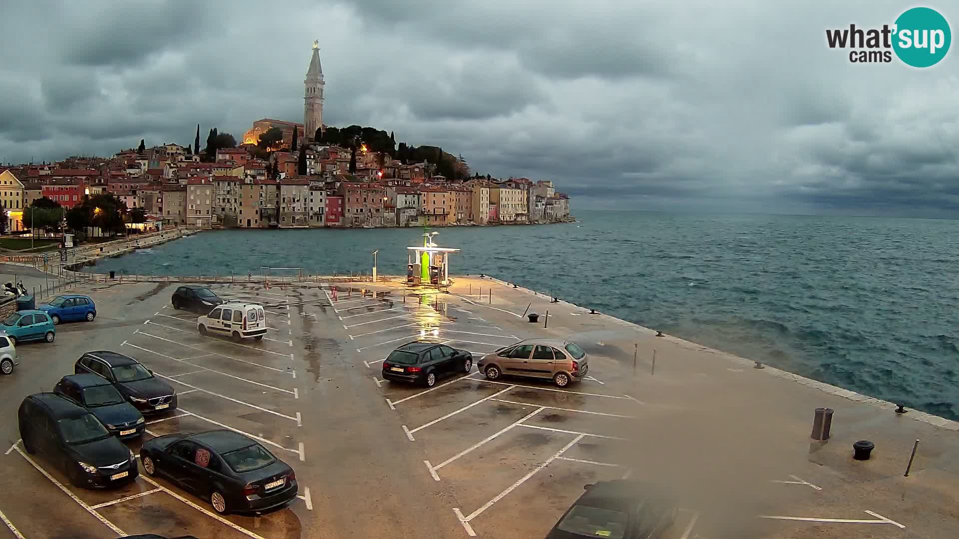 Webcam Rovinj panorama de la ciudad | Istria