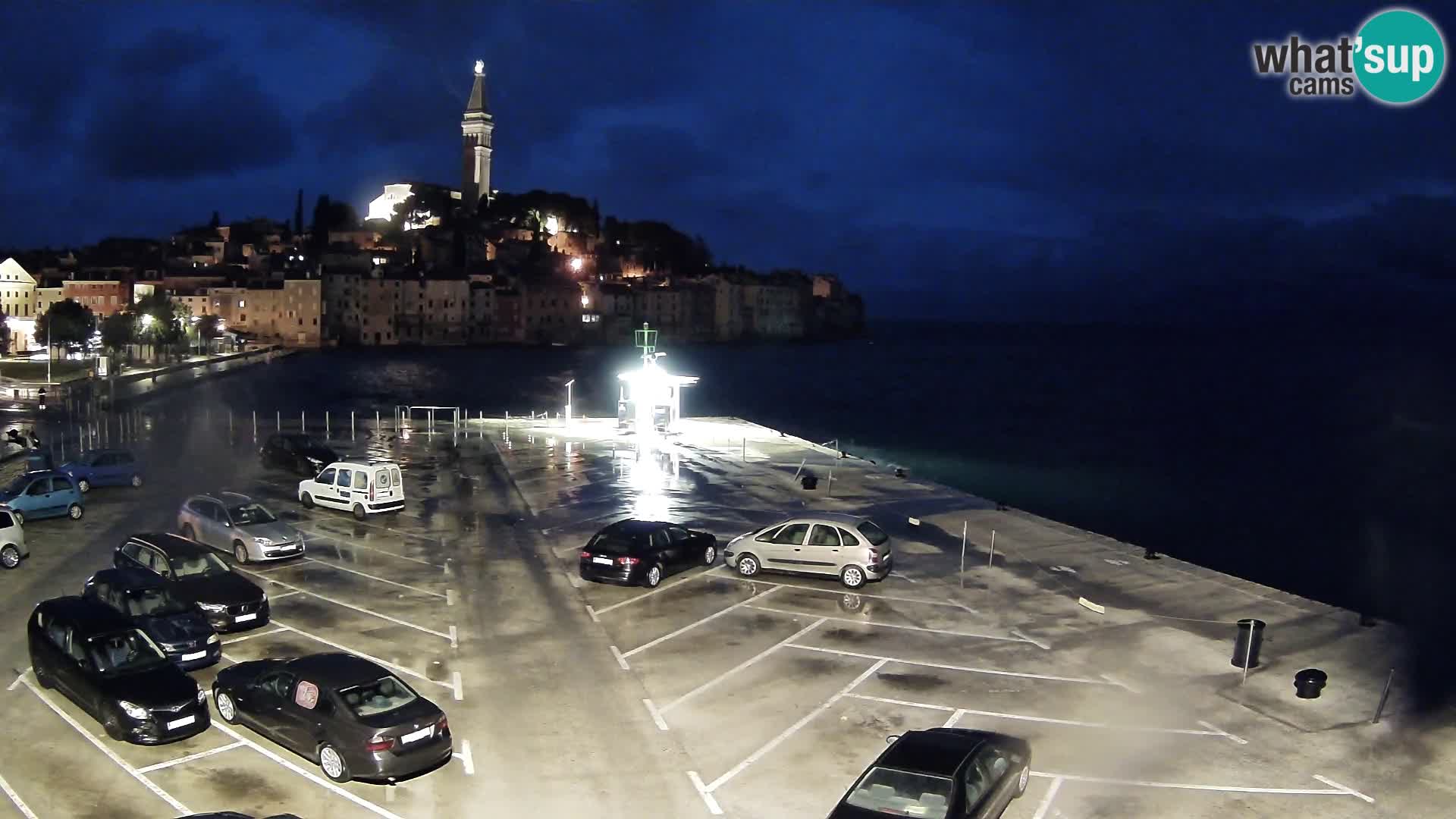 Spletna kamera Rovinj panorama mesta | Istra