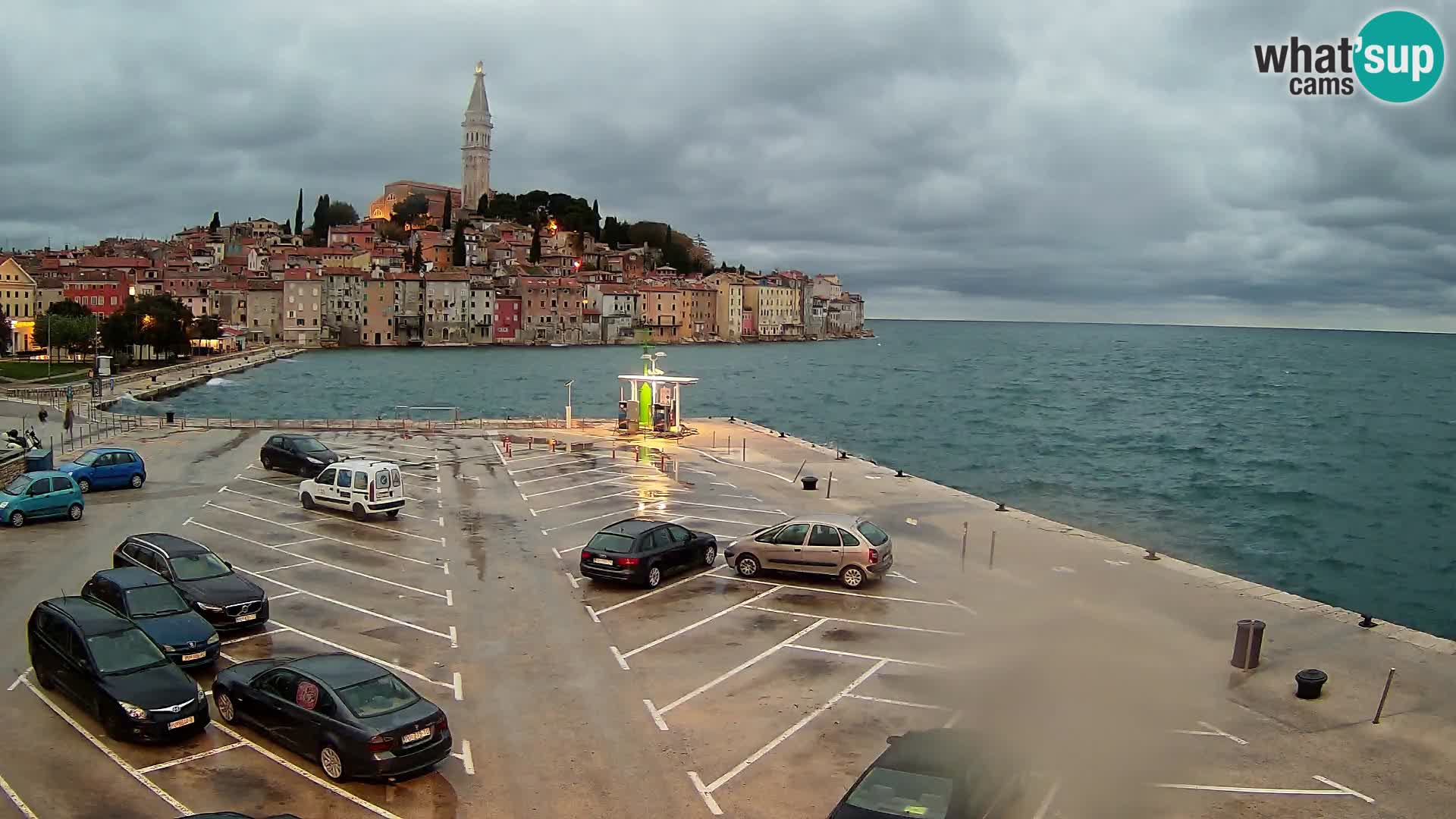 Web kamera Rovinj panorama grada