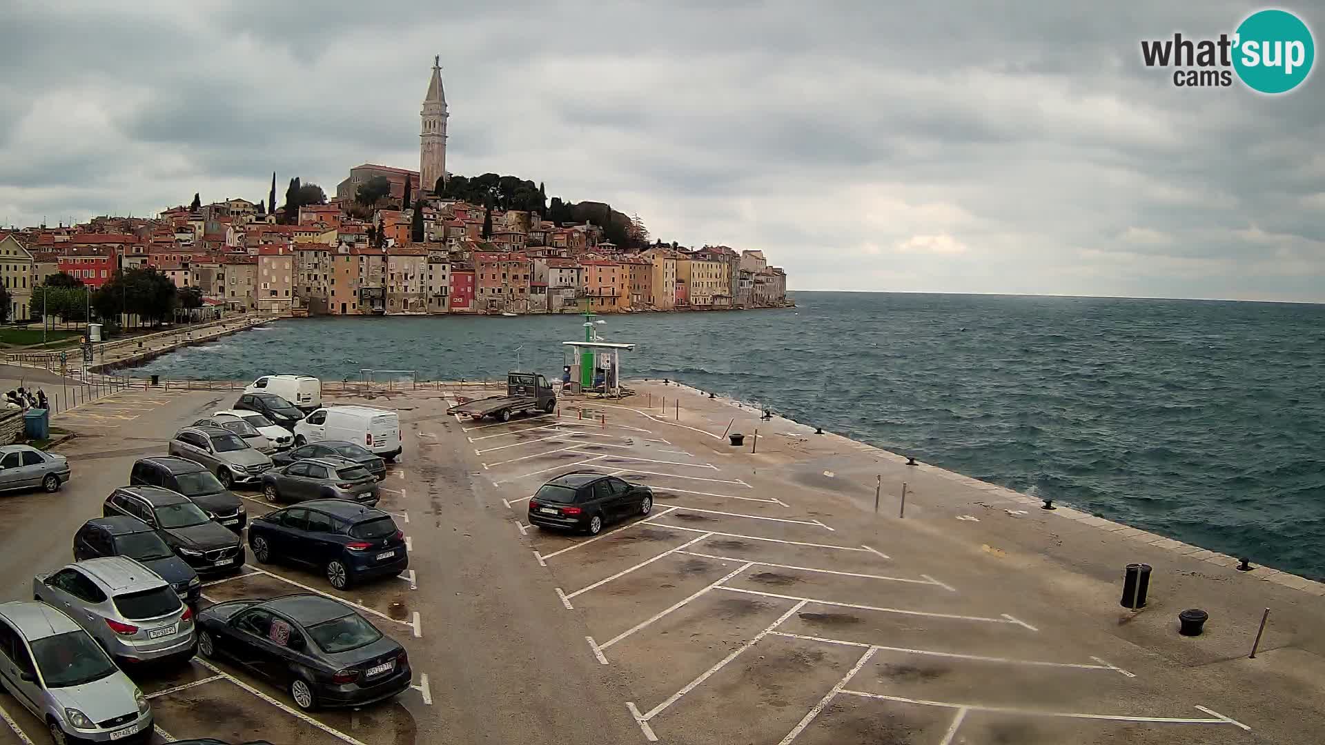 Web kamera Rovinj panorama grada