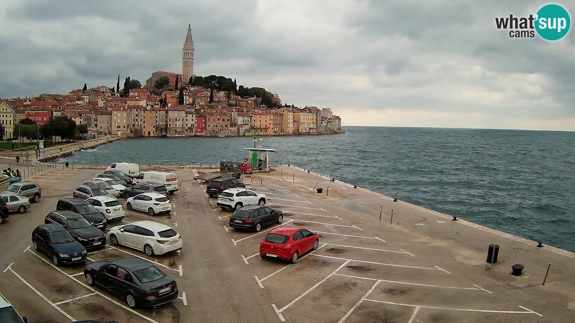 Web kamera Rovinj panorama grada