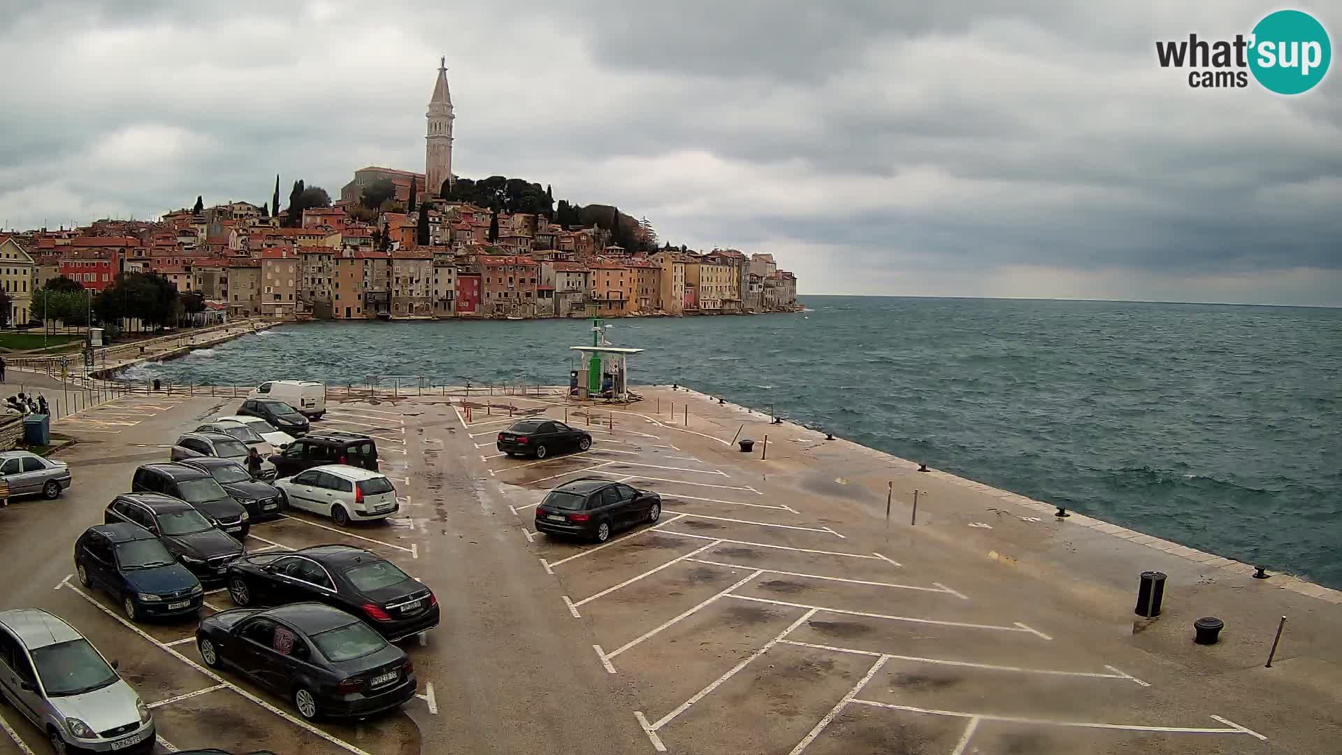 Spletna kamera Rovinj panorama mesta | Istra