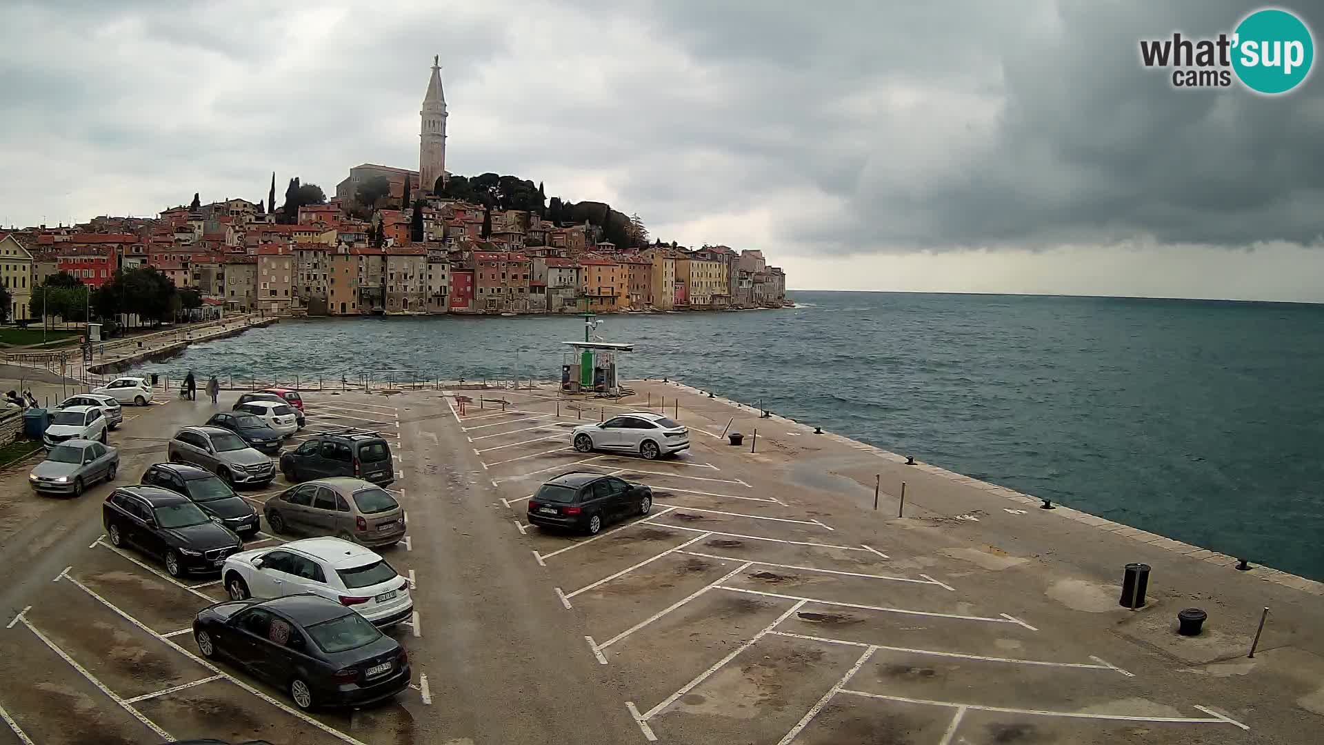 Spletna kamera Rovinj panorama mesta | Istra