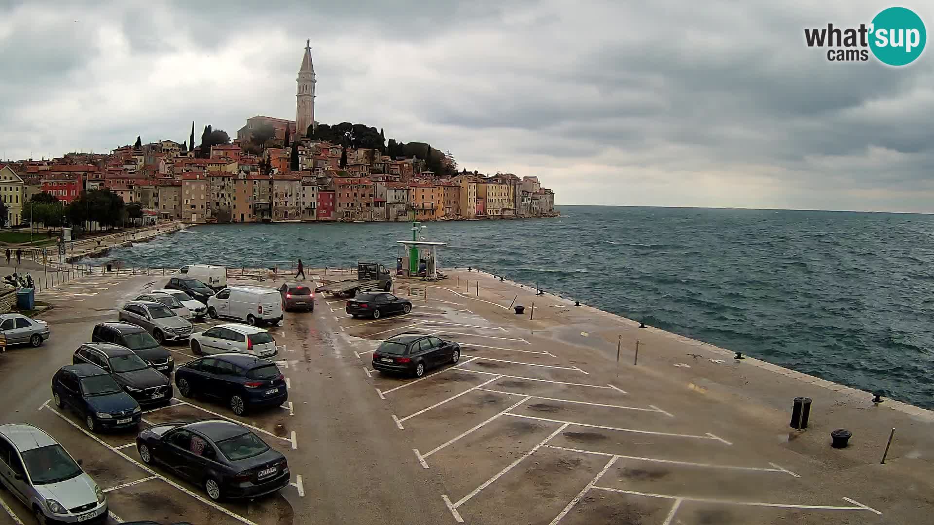 Web kamera Rovinj panorama grada