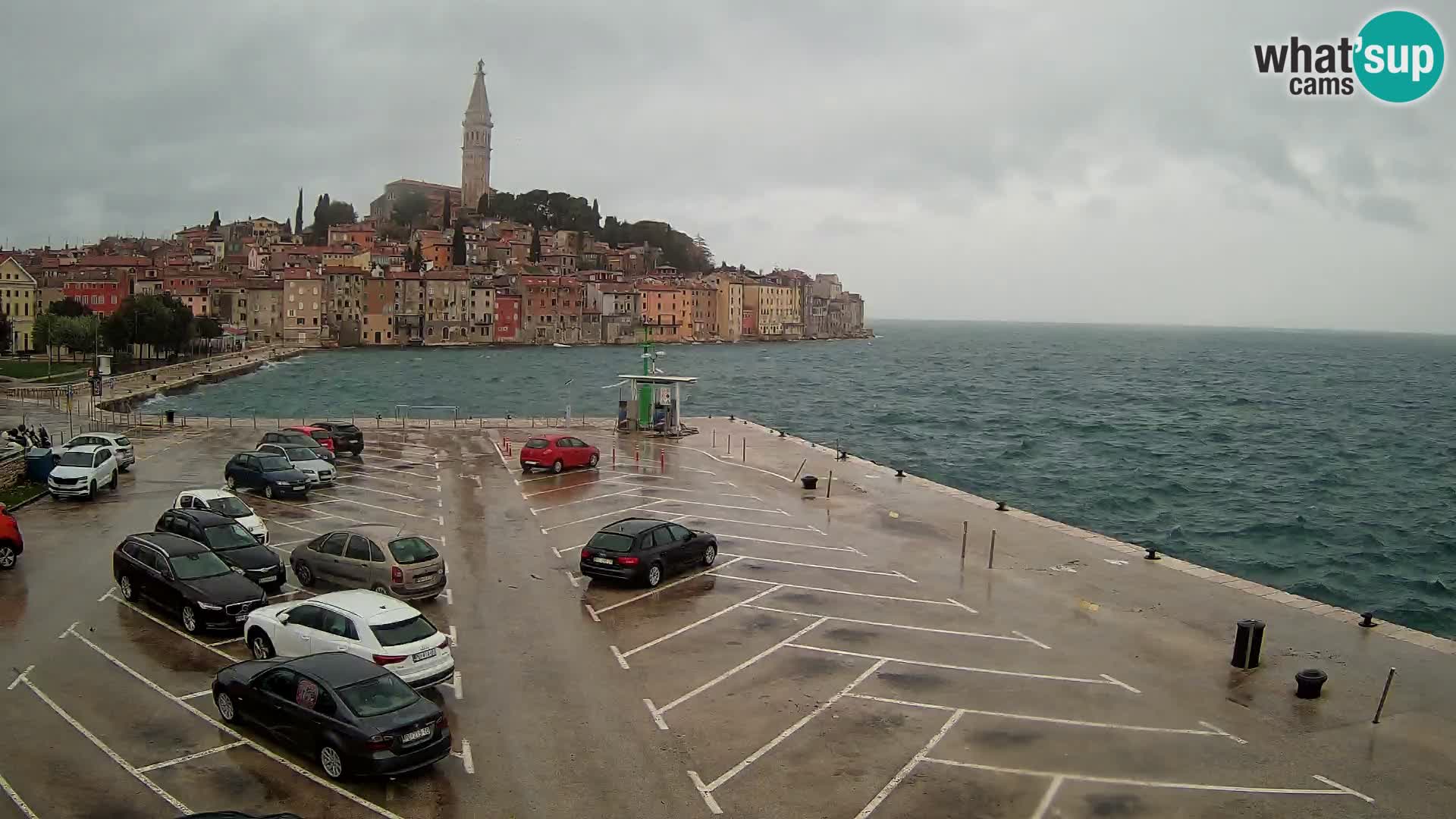 Webcam Rovinj panorama de la ciudad | Istria