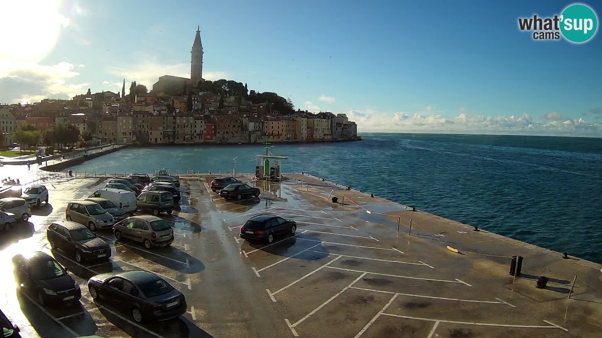 Web kamera Rovinj panorama grada