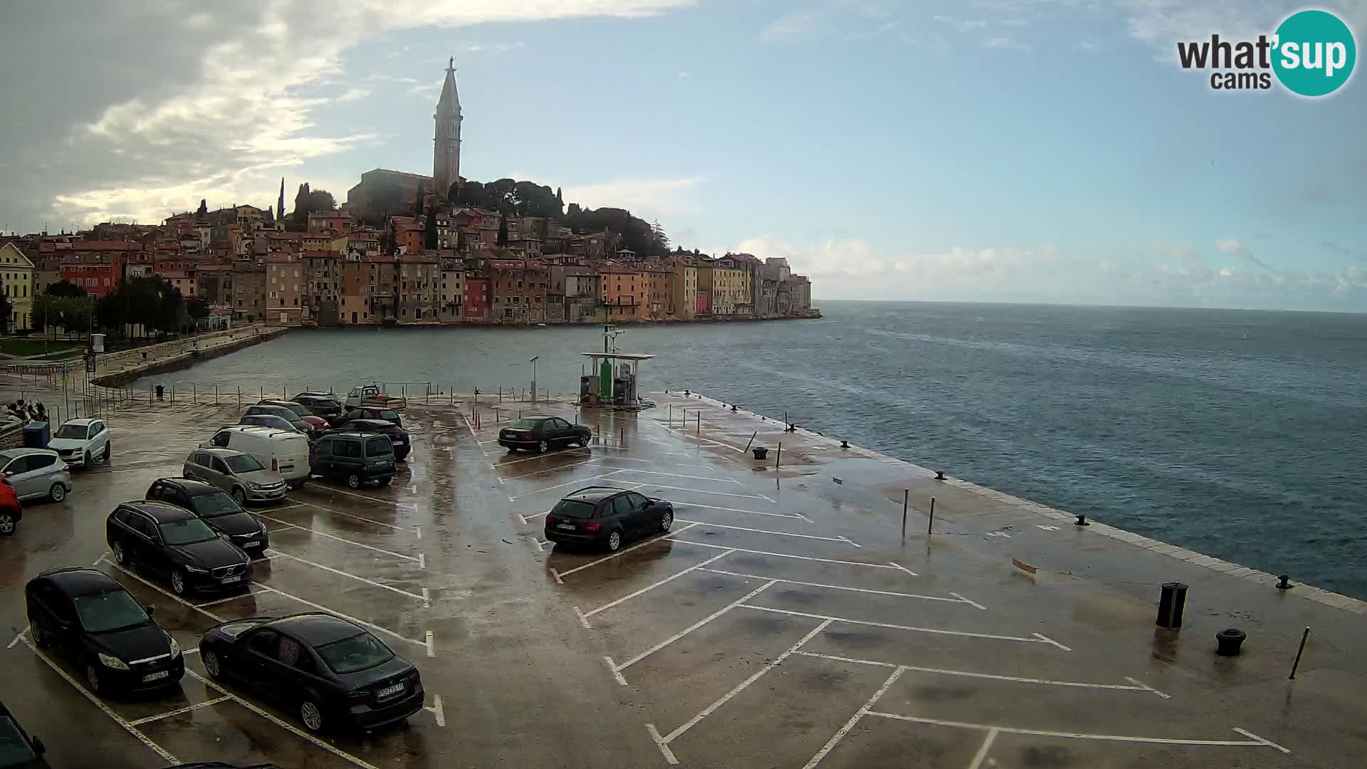 Web kamera Rovinj panorama grada