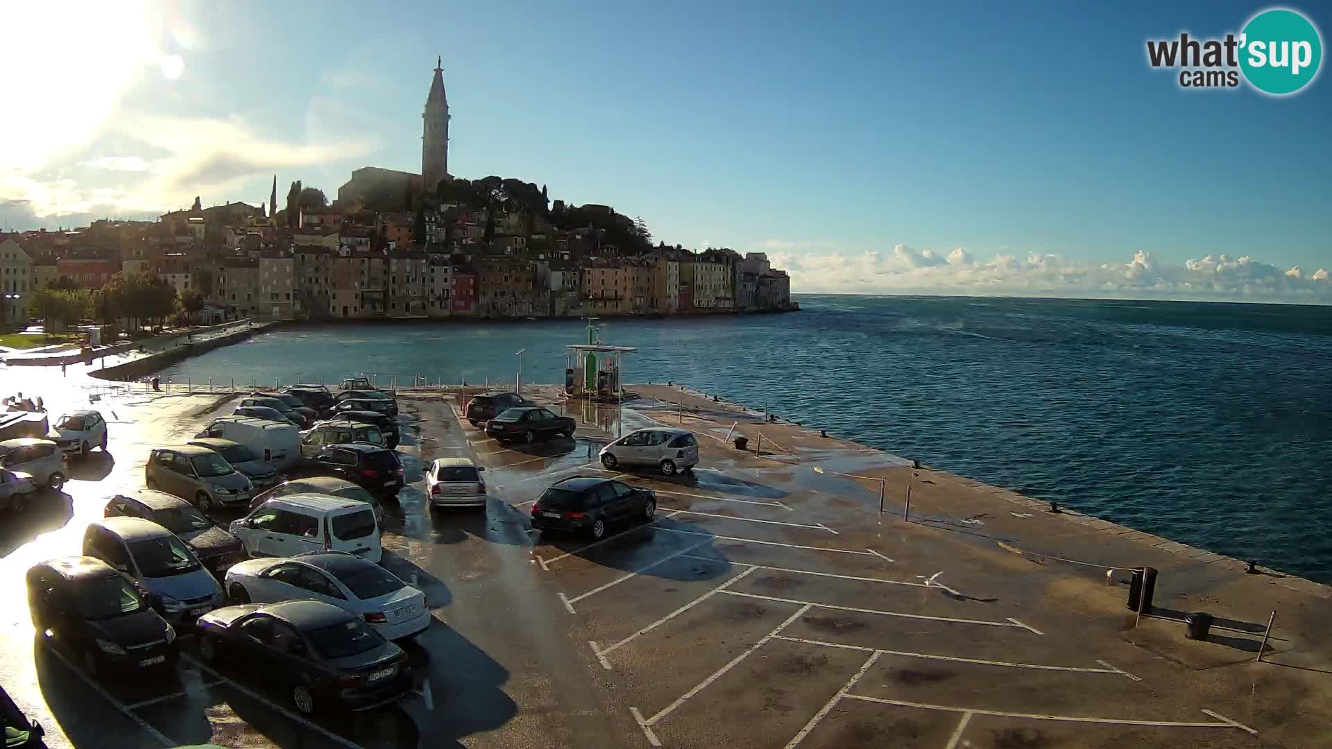 Web kamera Rovinj panorama grada