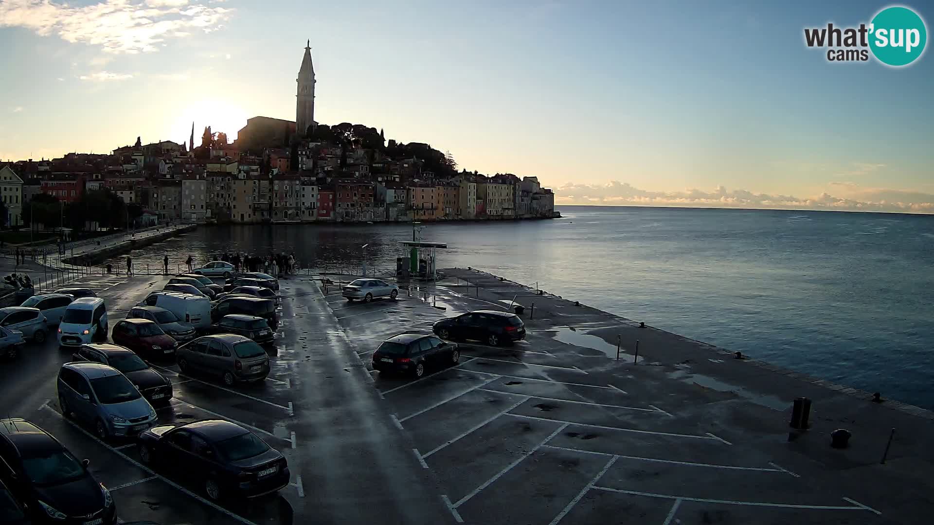 Webcam Rovinj panorama de la ciudad | Istria