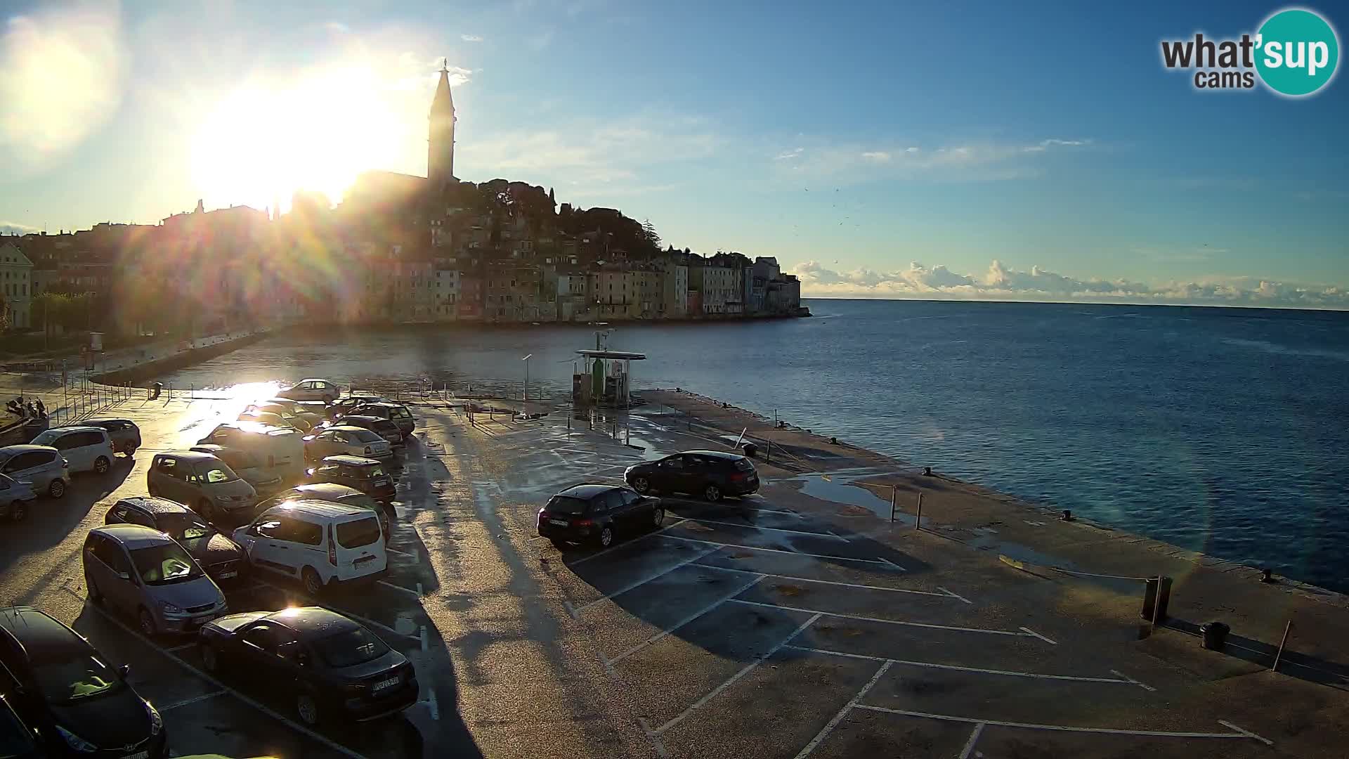 Webcam Rovinj panorama de la ciudad | Istria