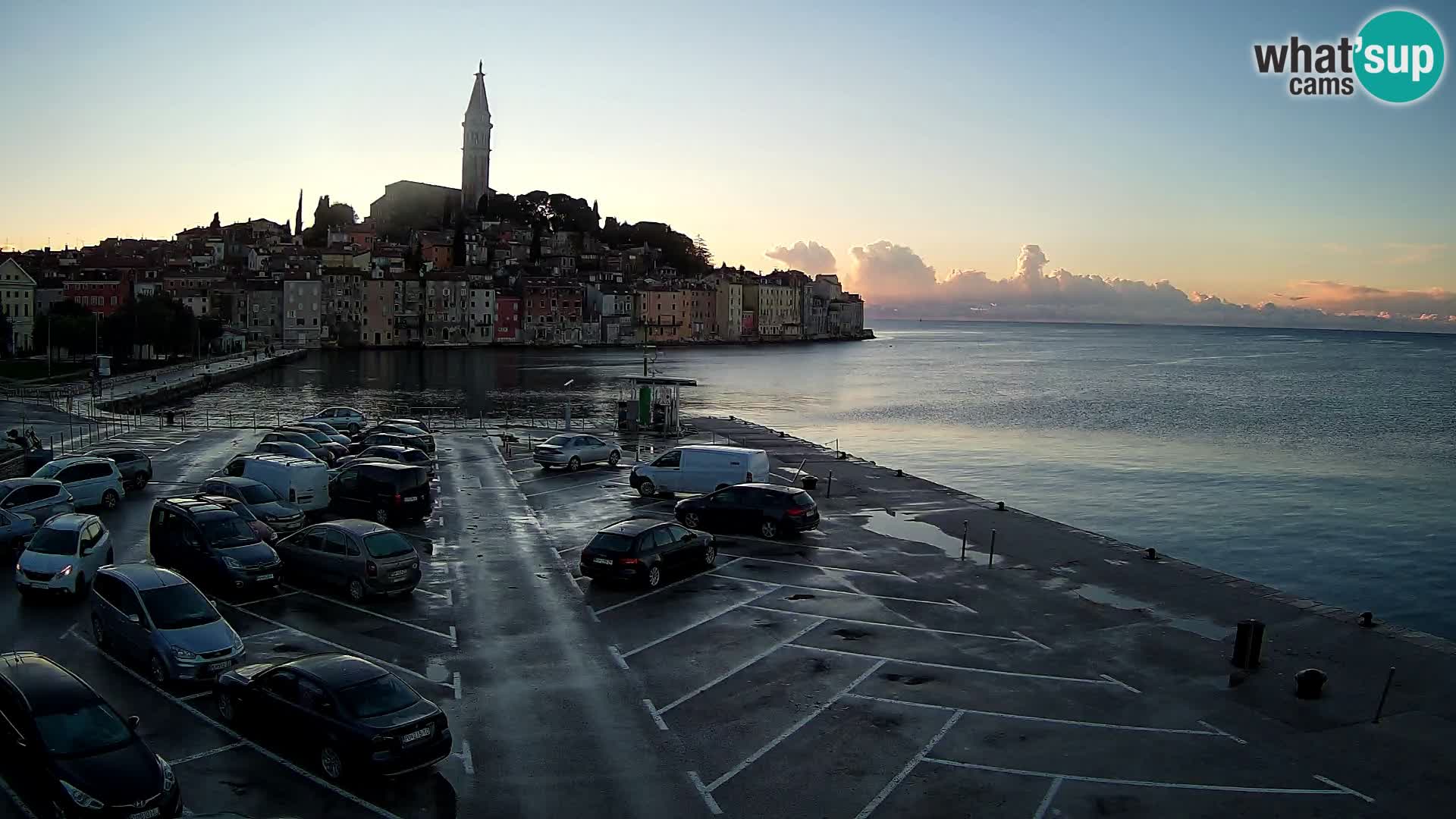 Web kamera Rovinj panorama grada