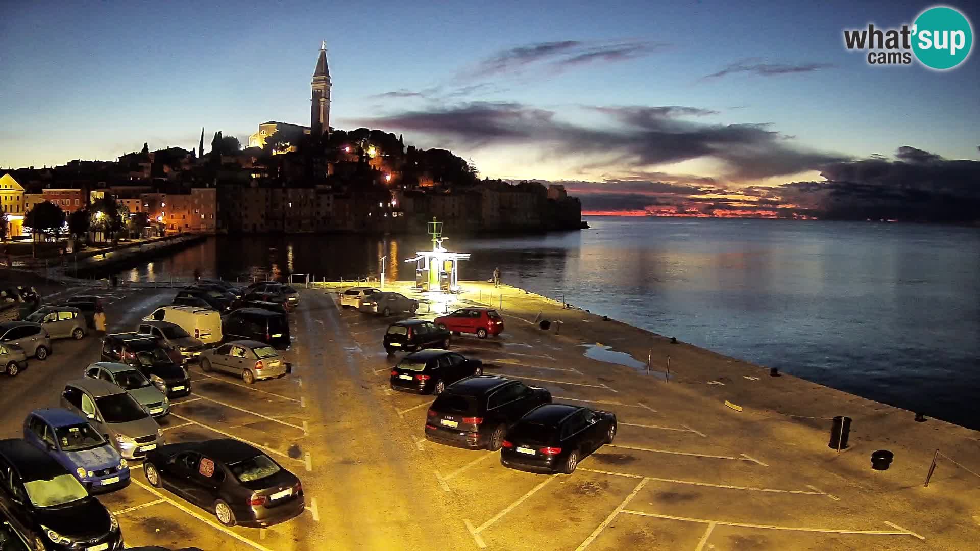 Webcam Rovinj panorama de la ciudad | Istria