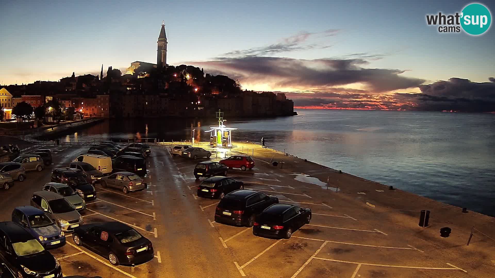 Web kamera Rovinj panorama grada