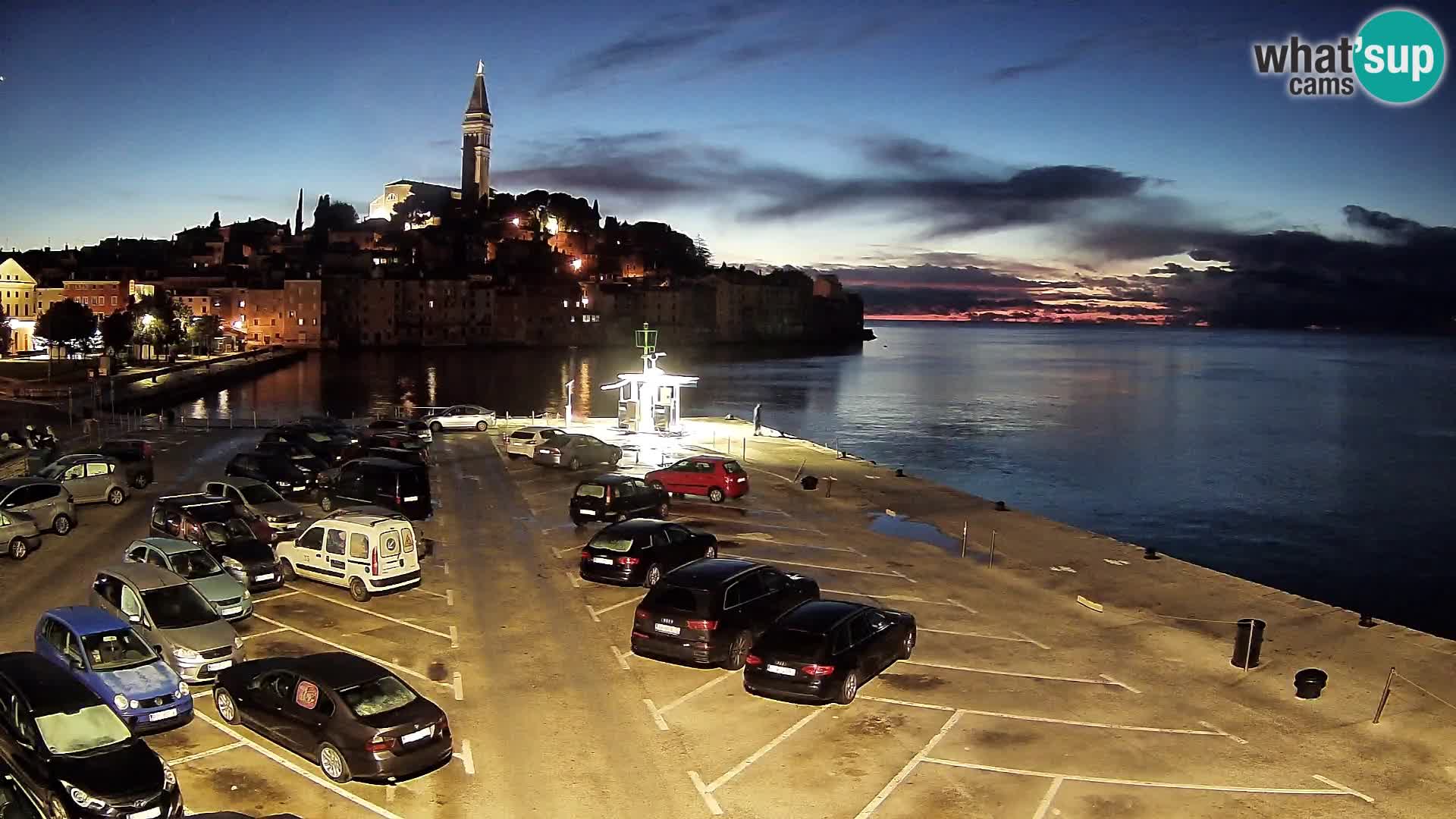 Webcam Rovinj panorama de la ciudad | Istria