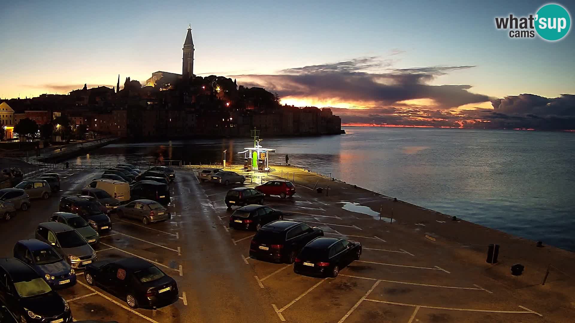 Web kamera Rovinj panorama grada