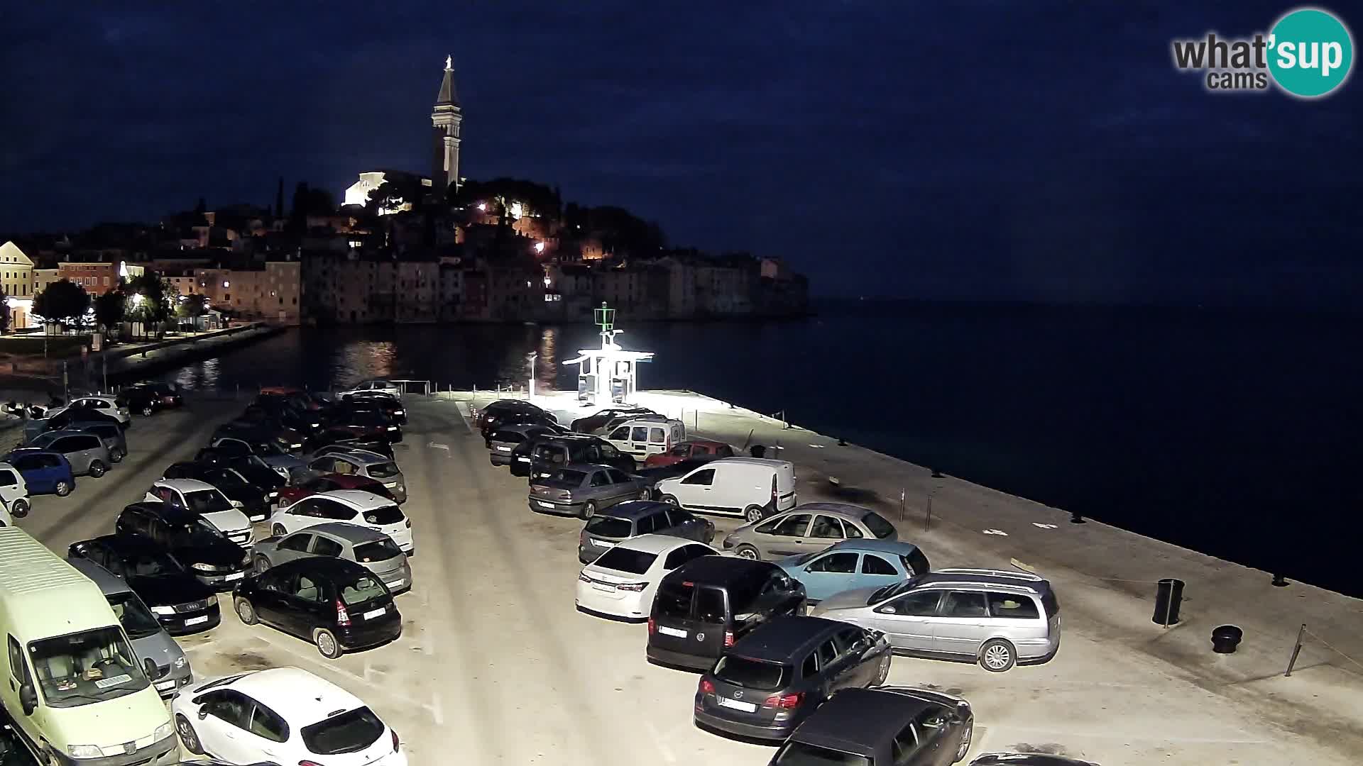 Spletna kamera Rovinj panorama mesta | Istra